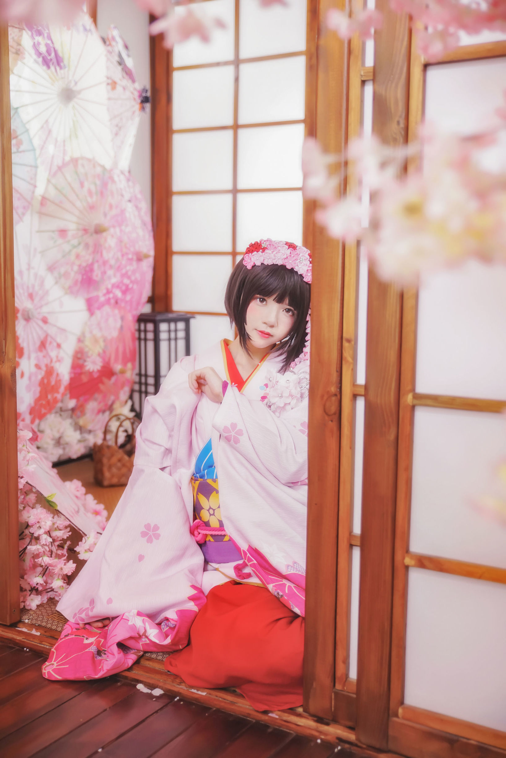  belle ta Cosplay] Sakura Tao Meo 《(Kato Megumi) Kimono》