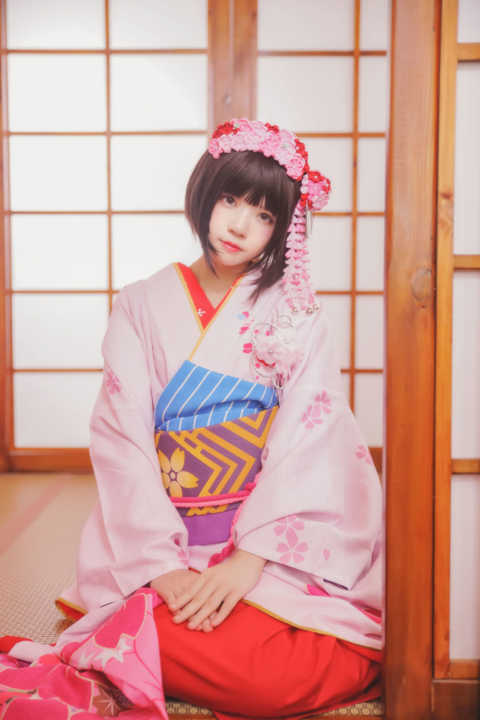  belle ta Cosplay] Sakura Tao Meo 《(Kato Megumi) Kimono》