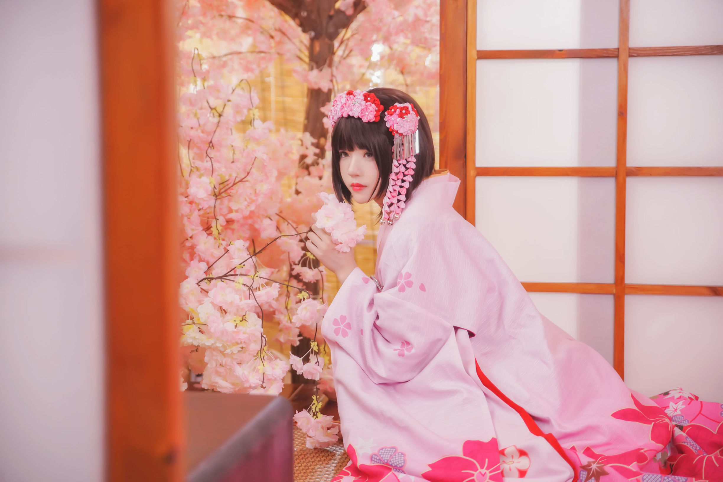  belle ta Cosplay] Sakurtao Miao "(Kato Megumi) Kimono