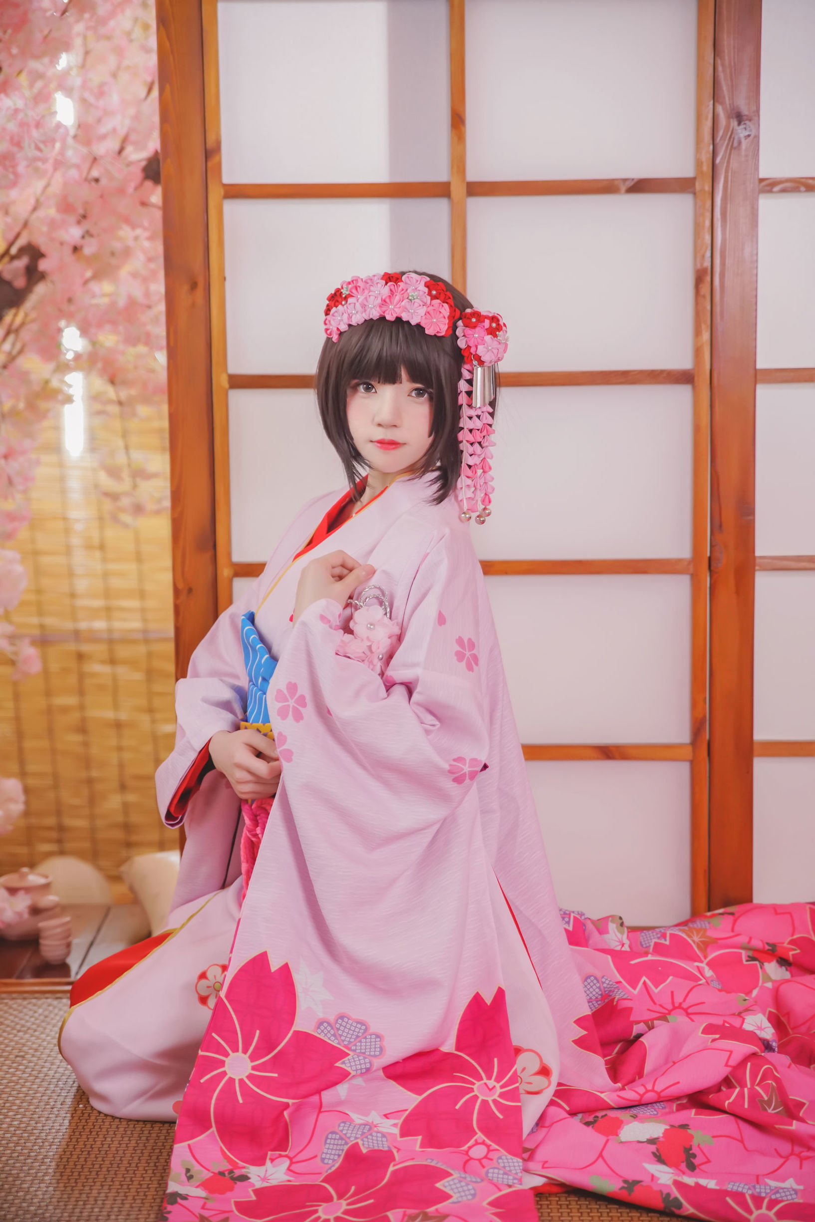  belle ta Cosplay] Sakurtao Miao "(Kato Megumi) Kimono