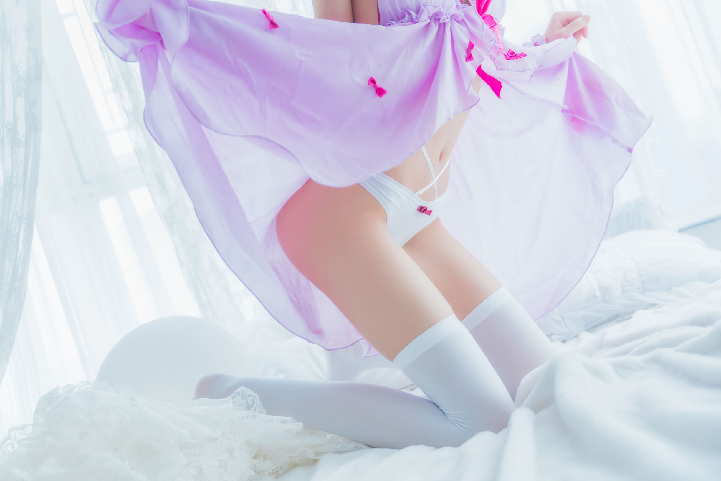  belle ta Cosplay] Cherry Meow 《(Kato Megumi) Váy ngủ》