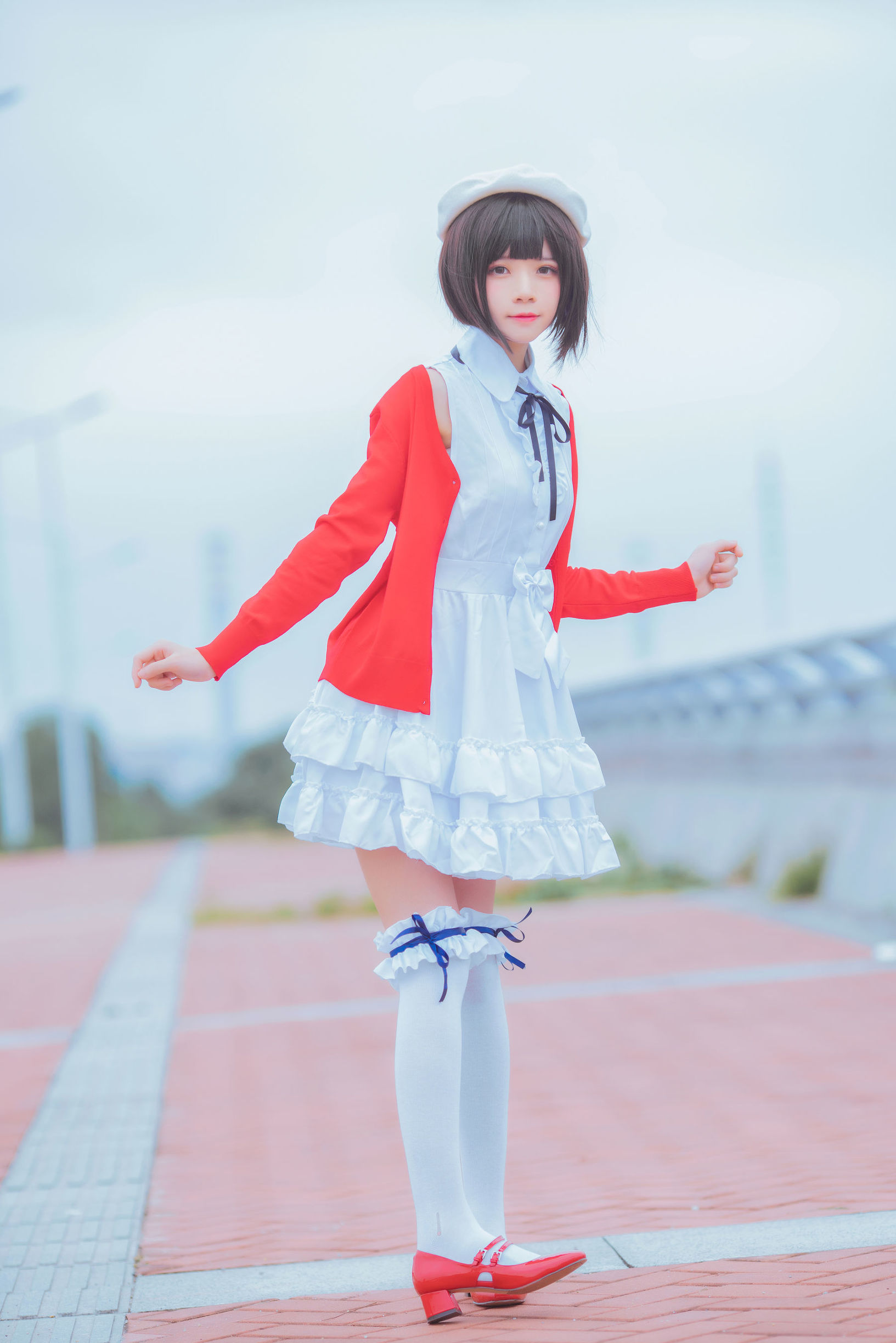 蘿莉COS] 櫻桃喵《(加藤惠)常服》