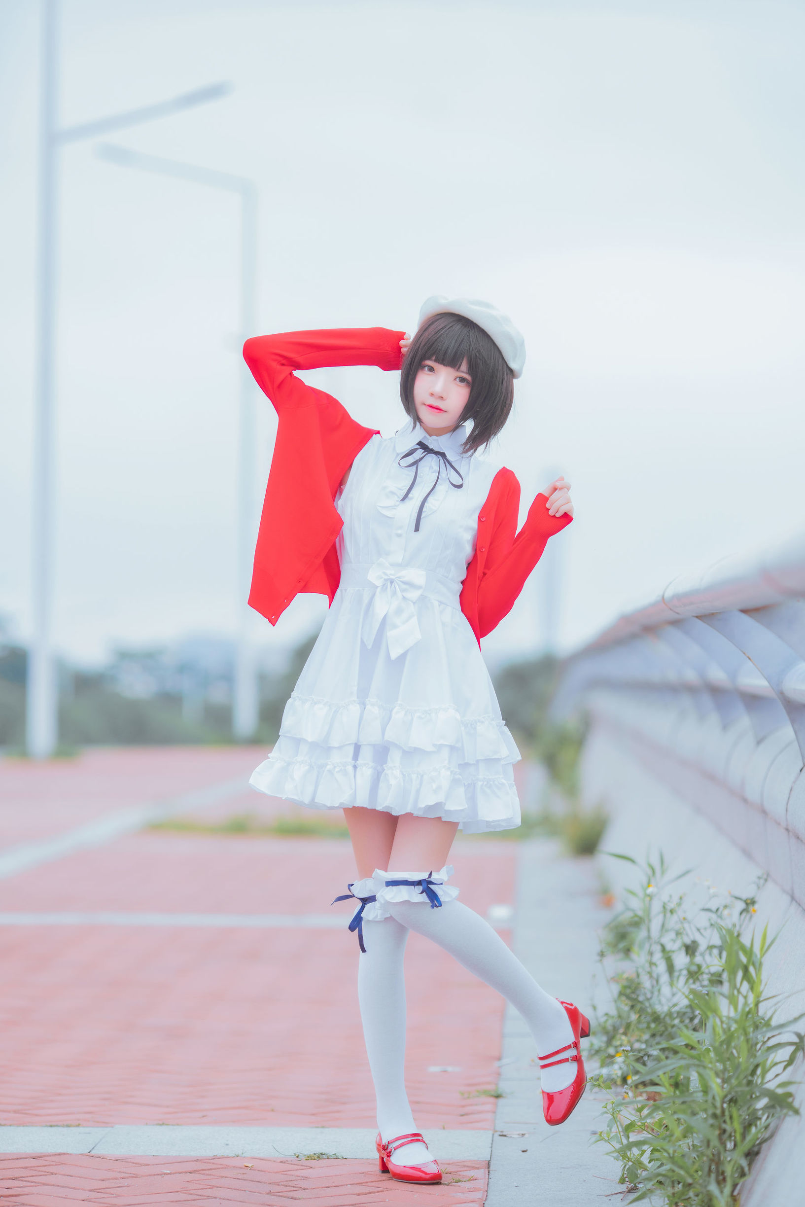 蘿莉COS] 櫻桃喵《(加藤惠)常服》