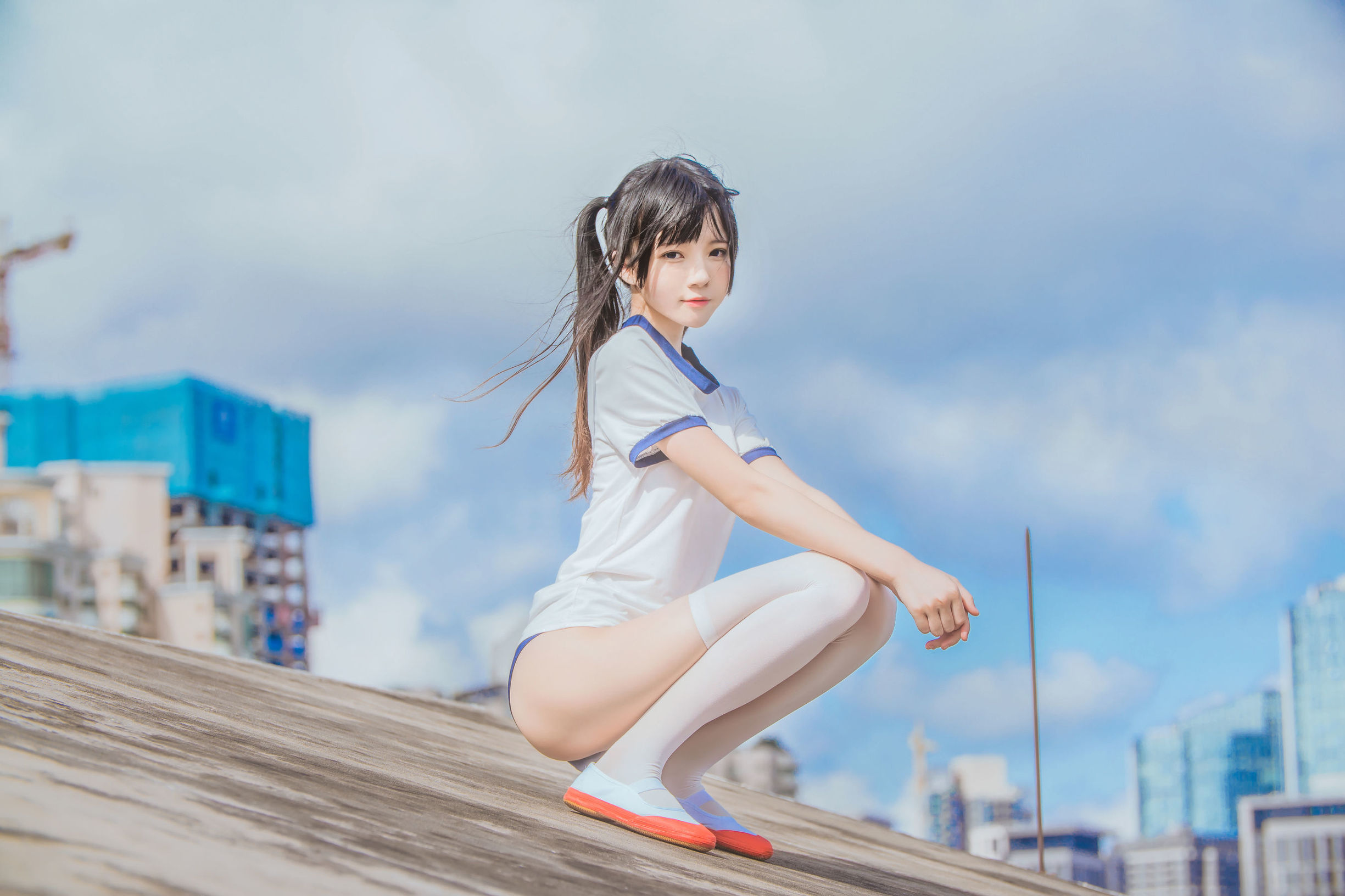  belle  COS] Anh Đào Meo 《Trang phục thể dục》