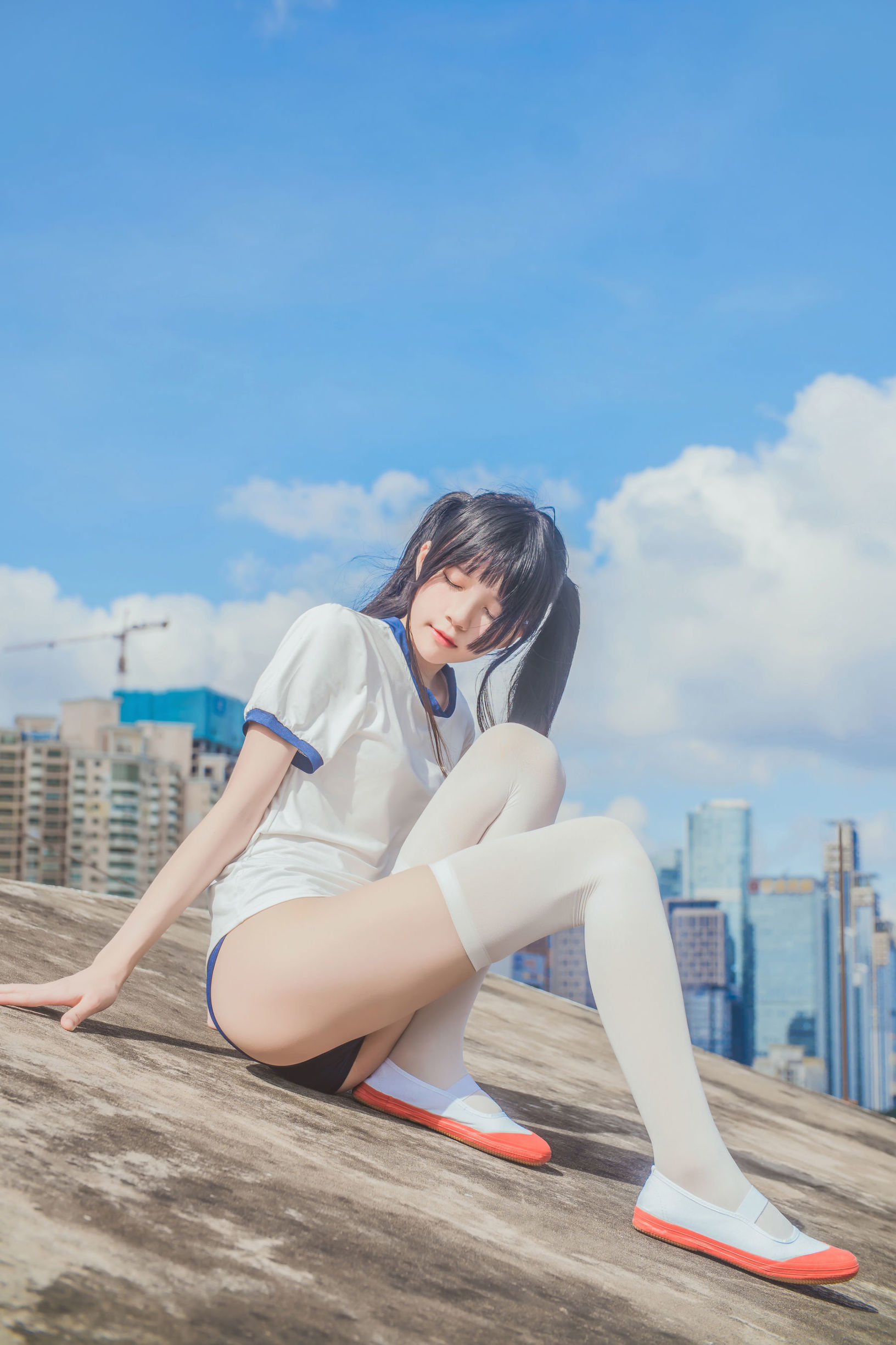  belle  COS] Anh Đào Meo 《Trang phục thể dục》
