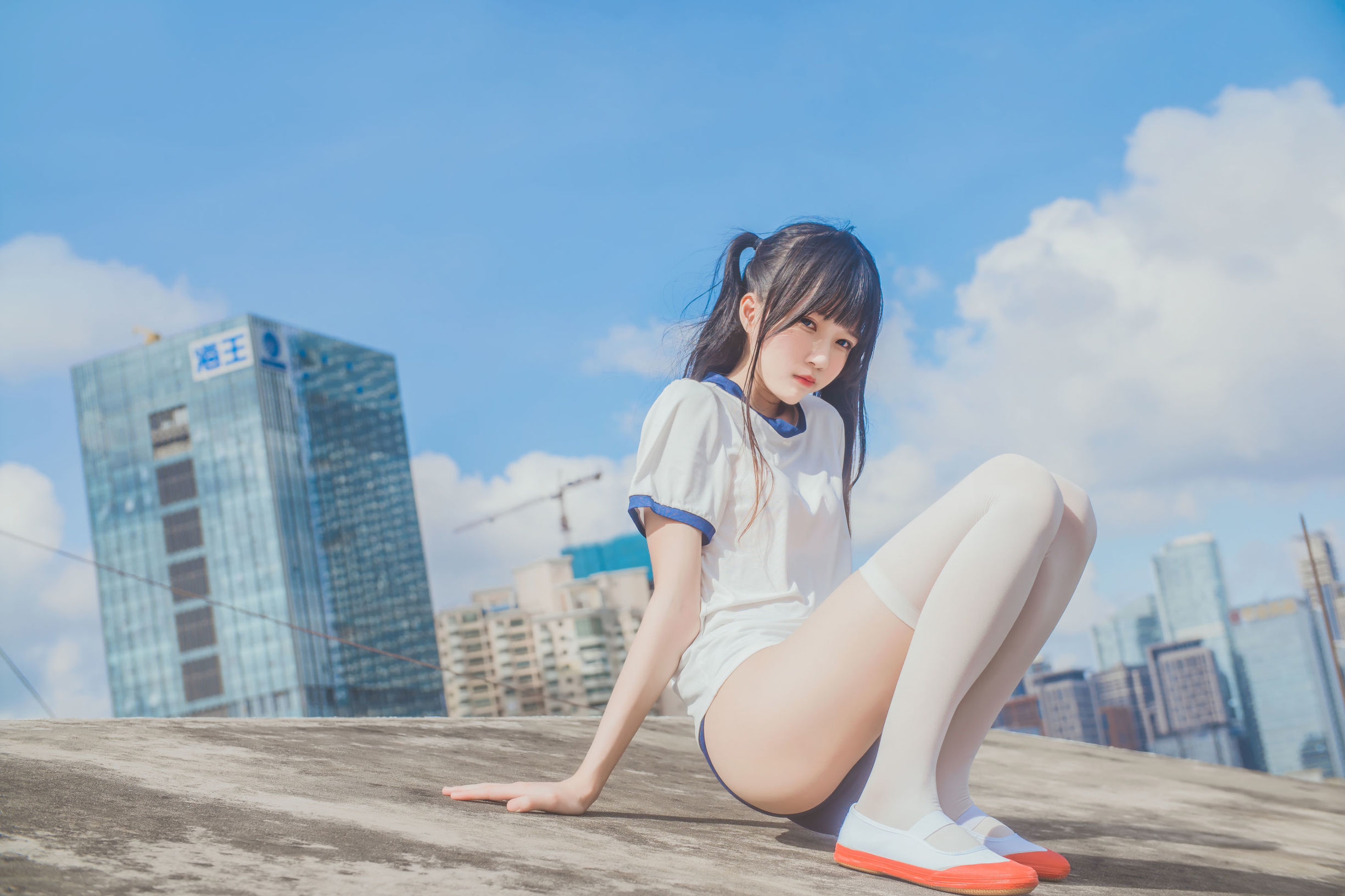  belle  COS] Anh Đào Meo 《Trang phục thể dục》