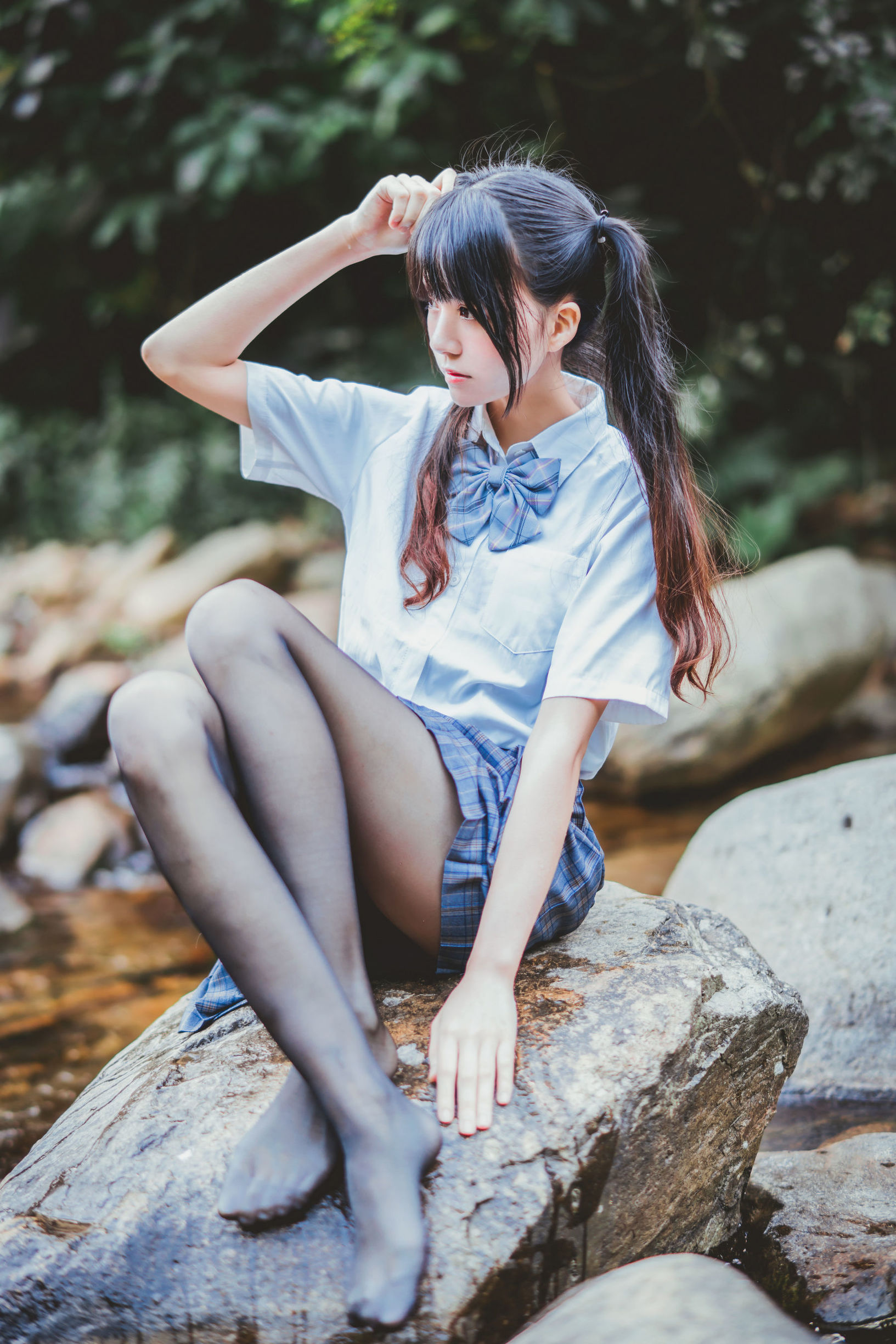  belle  COS] Sakura Tao Meow 《Series Cosplay Nữ Sinh Đồng Phục Ướt Át》