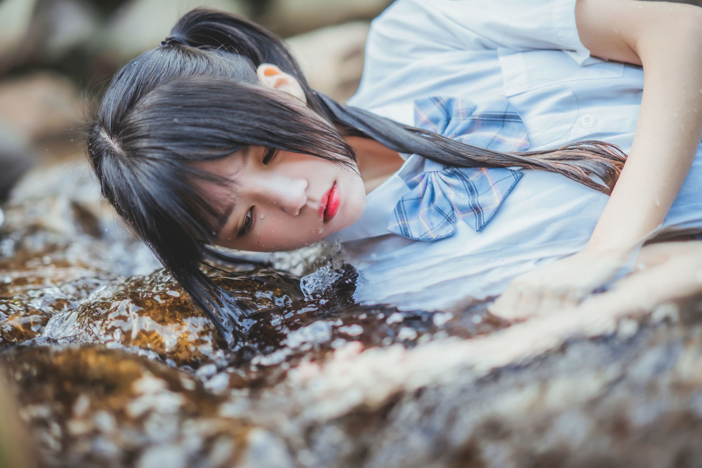 ロリコス] 桜桃喵《制服少女コスプレ濡れ身シリーズ》