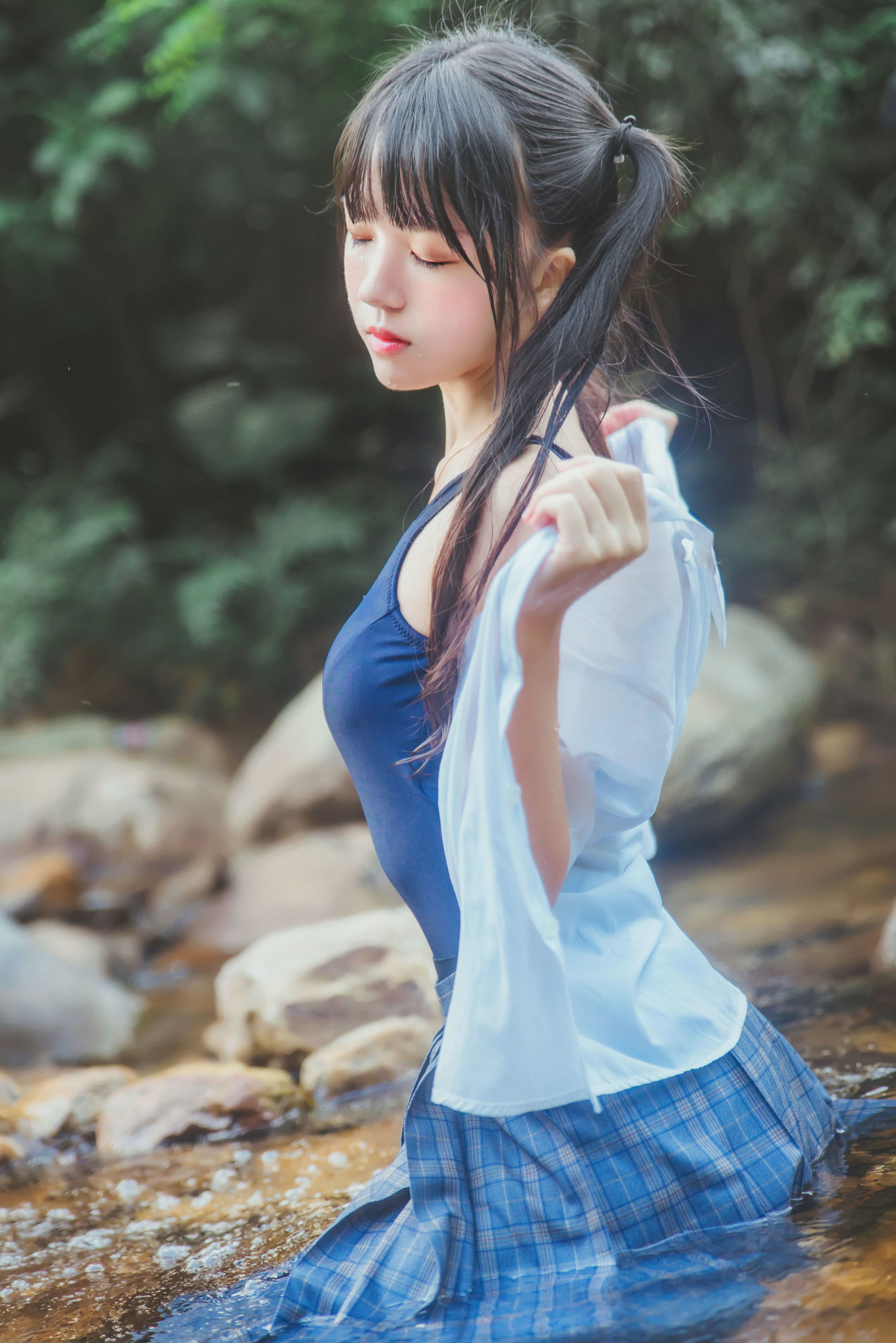 ロリコス] 桜桃喵《制服少女コスプレ濡れ身シリーズ》