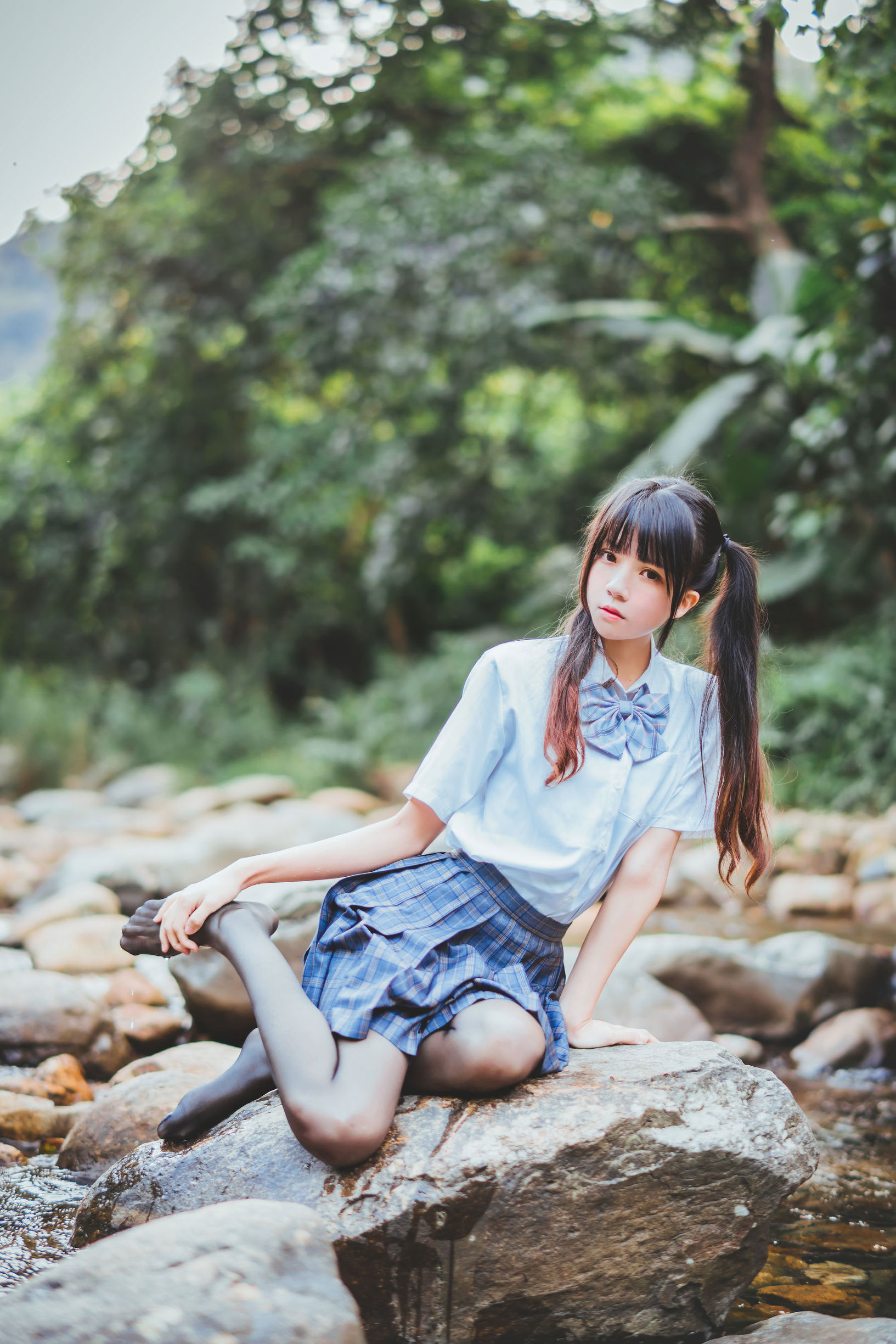  belle  COS] Sakura Tao Meow 《Series Cosplay Nữ Sinh Đồng Phục Ướt Át》