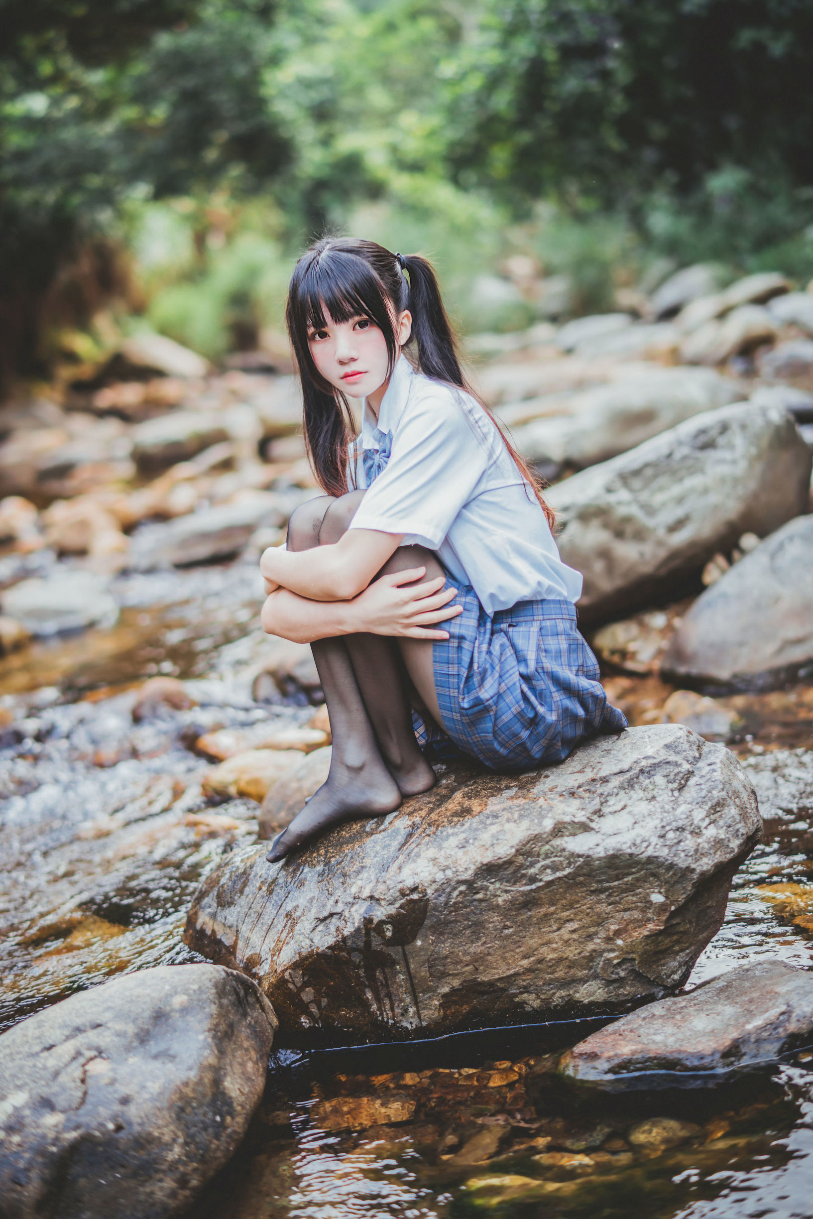 belle  COS] Sakura Tao Meow 《Series Cosplay Nữ Sinh Đồng Phục Ướt Át》