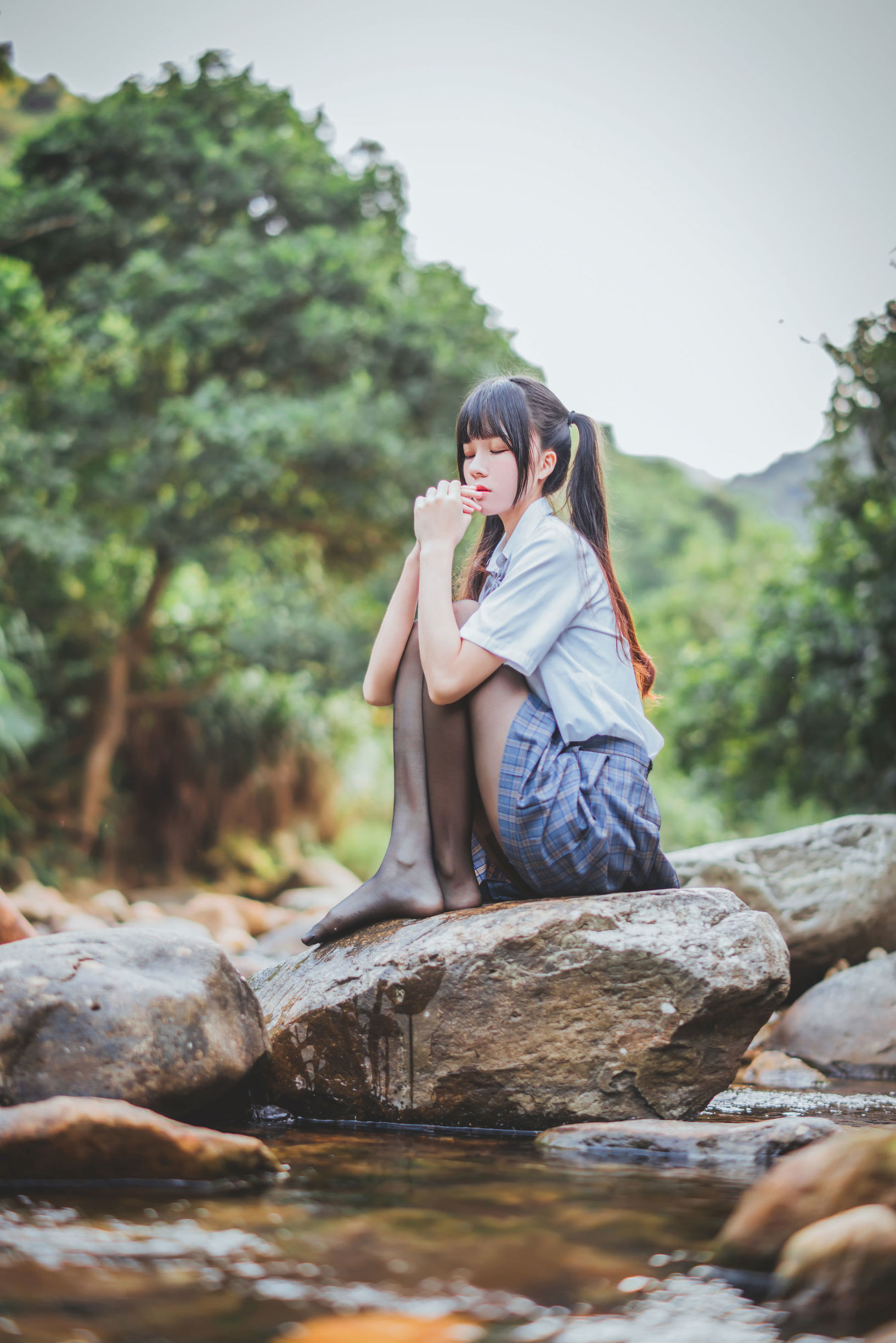  belle  COS] Sakura Tao Meow 《Series Cosplay Nữ Sinh Đồng Phục Ướt Át》