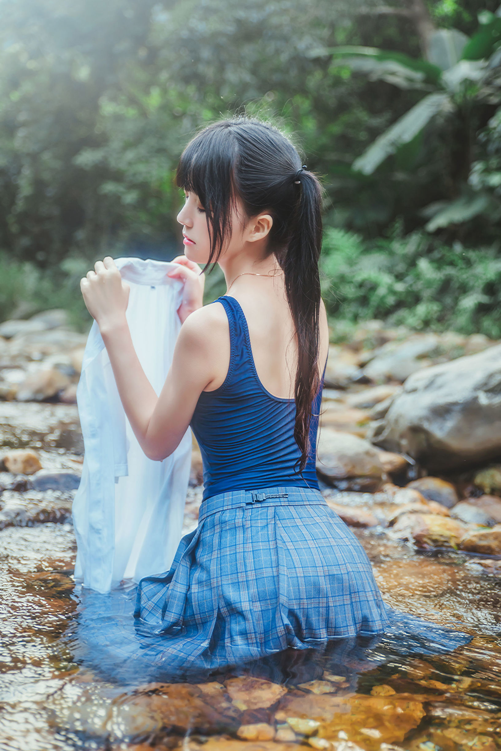 ロリコス] 桜桃喵《制服少女コスプレ濡れ身シリーズ》