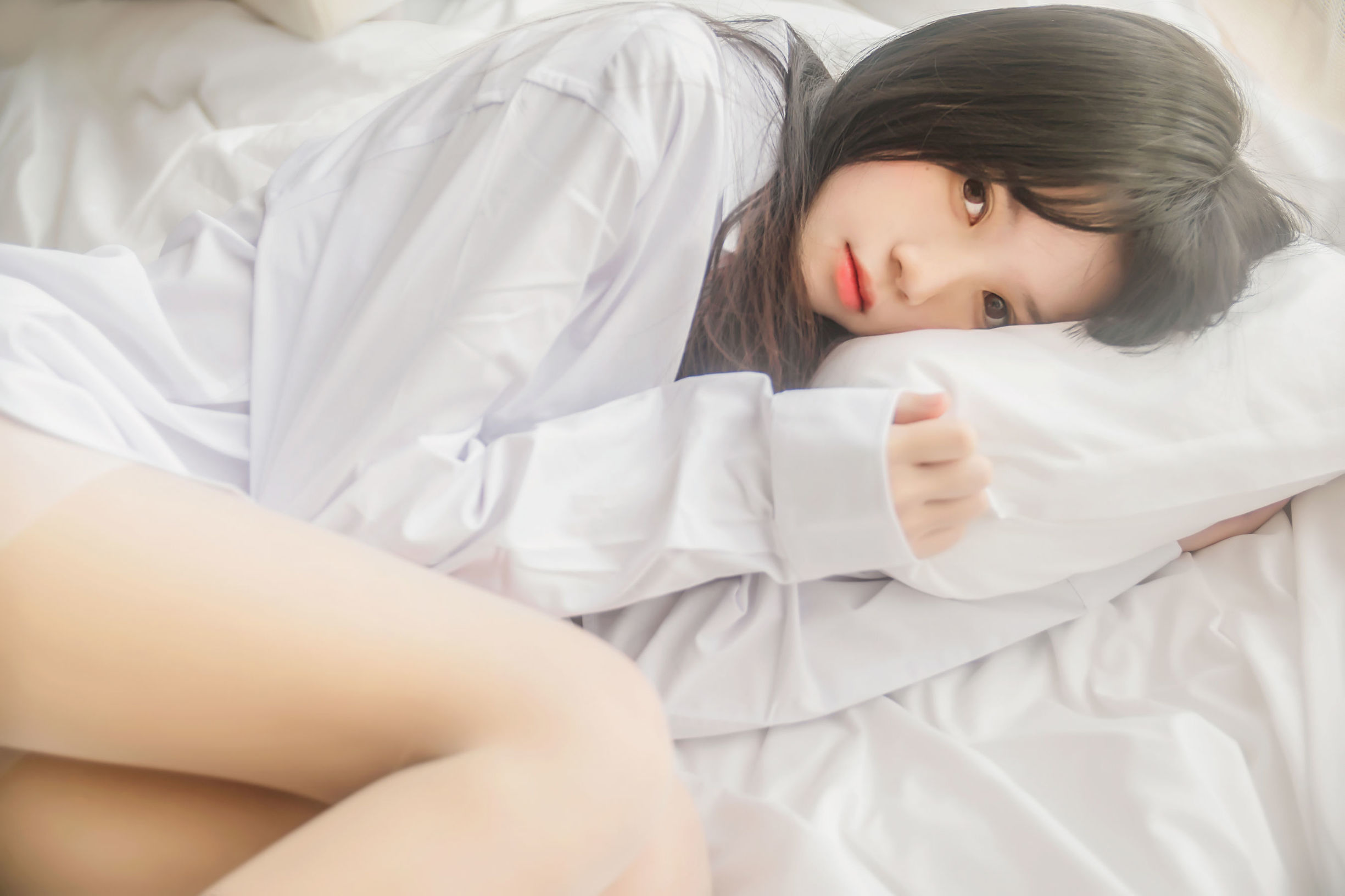  belle ta COS] Sakurato Meow "Cherry Unripe - White Shirt Radiance