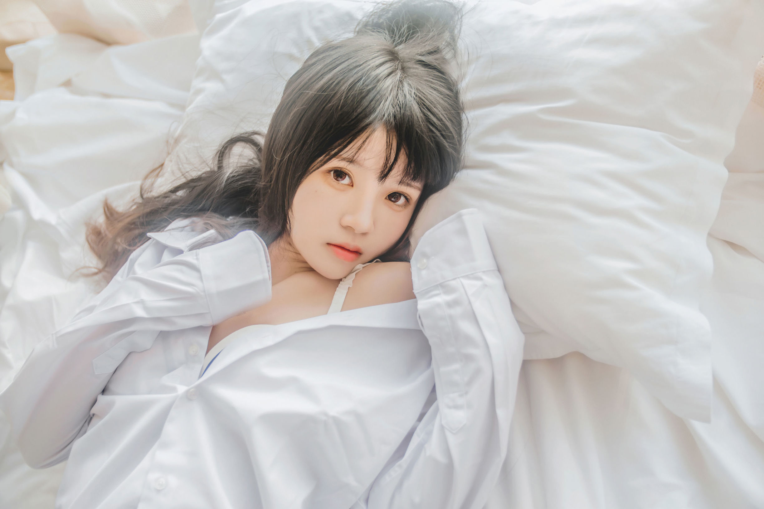  belle ta COS] Sakurato Meow "Cherry Unripe - White Shirt Radiance