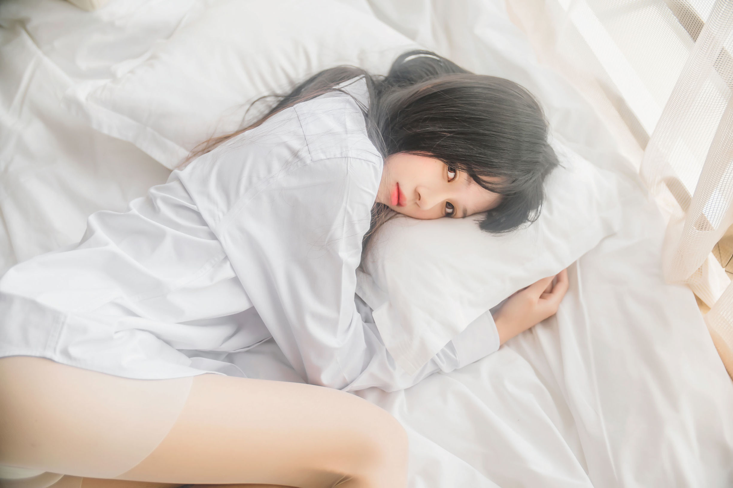  belle ta COS] Sakurato Meow "Cherry Unripe - White Shirt Radiance