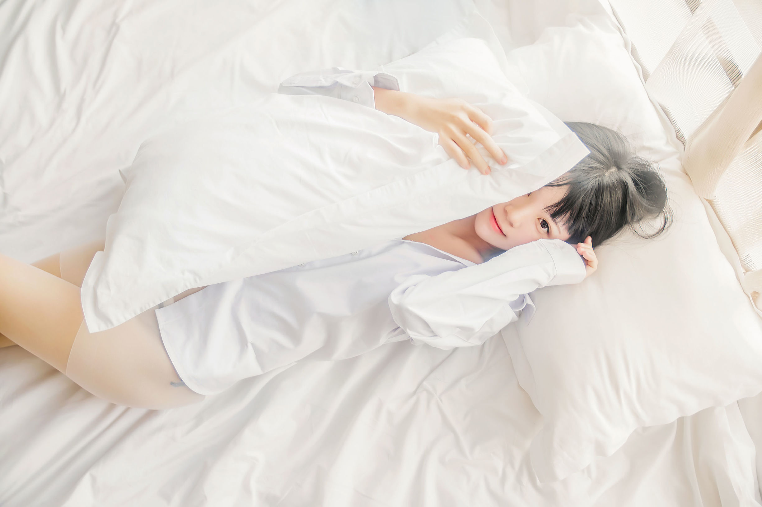  belle ta COS] Sakurato Meow "Cherry Unripe - White Shirt Radiance