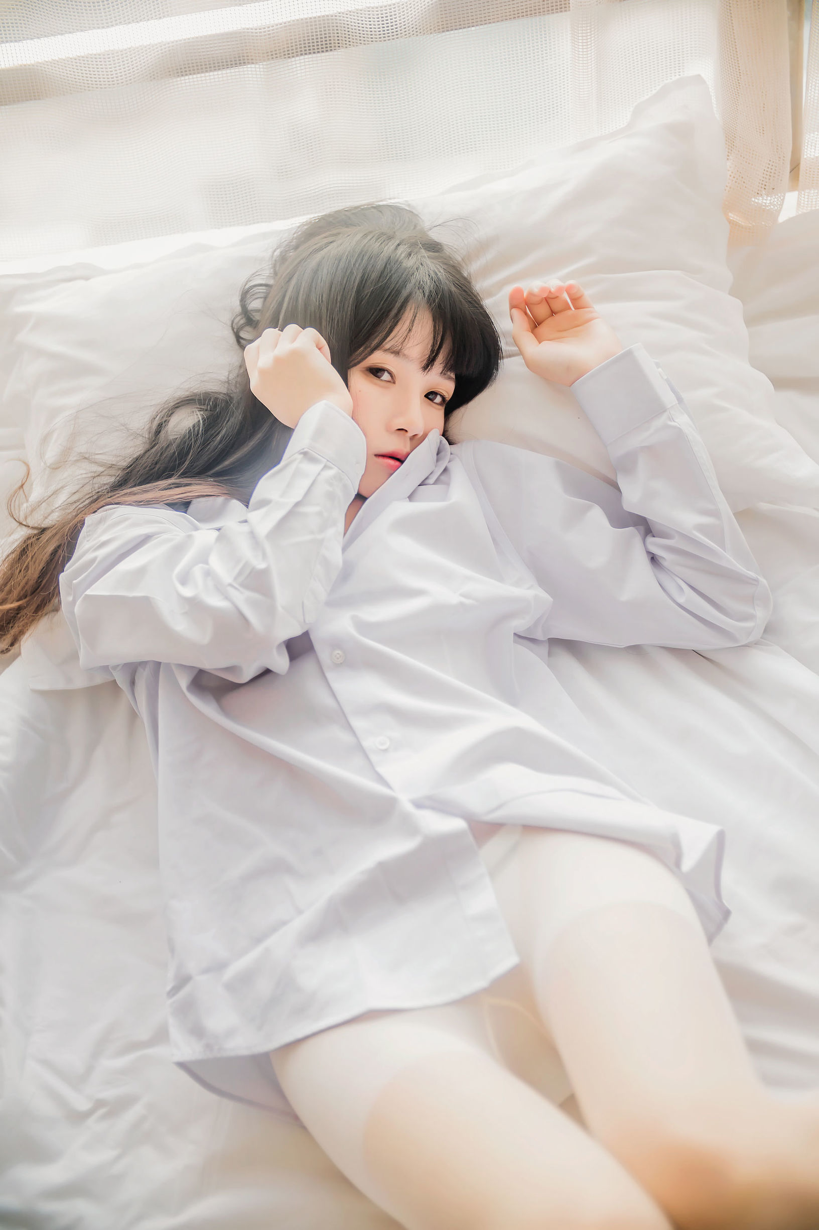  belle ta COS] Sakurato Meow "Cherry Unripe - White Shirt Radiance