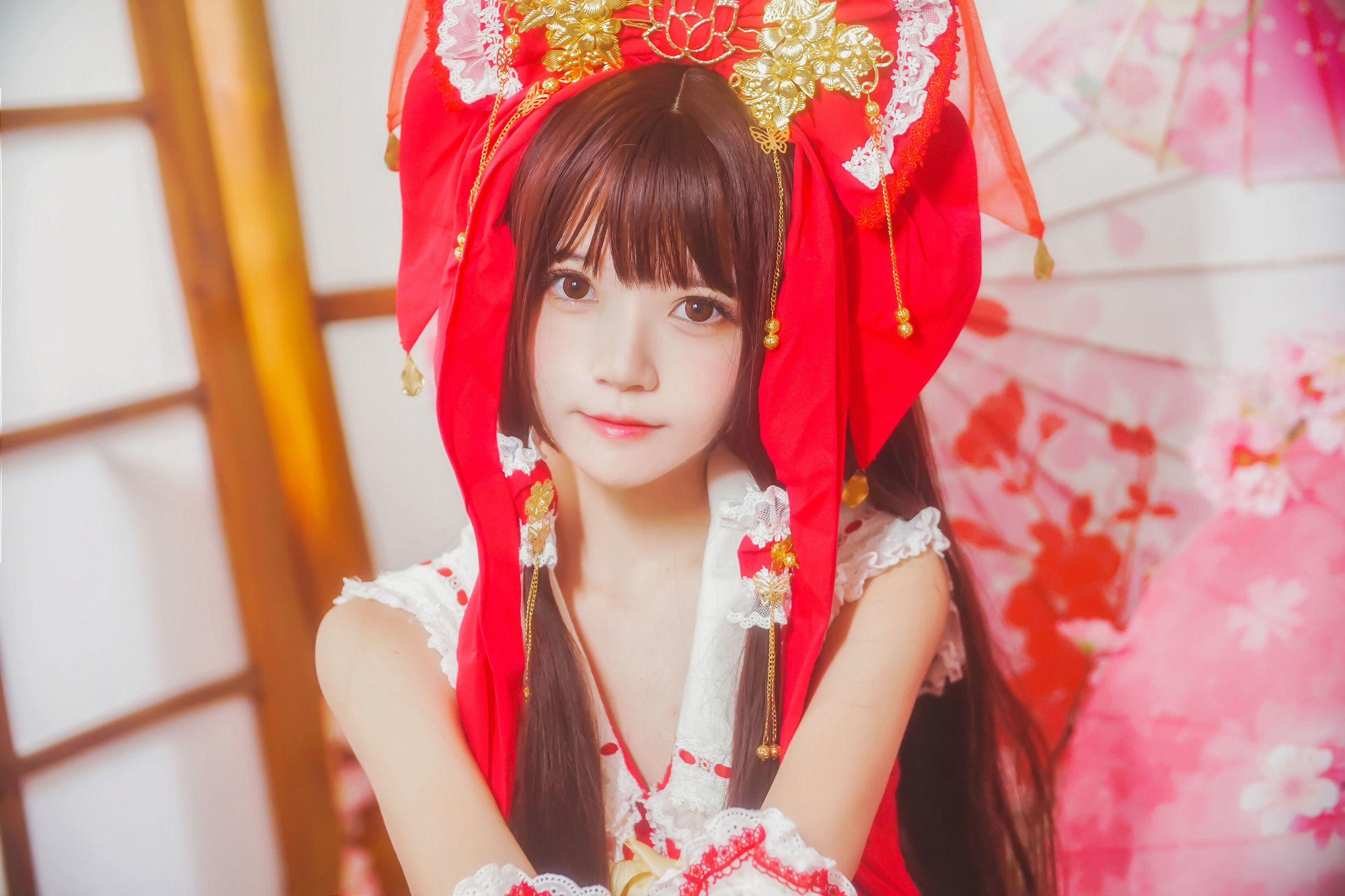  belle ta Cosplay] Sakura Tao Miao "Reimu Happy New Year