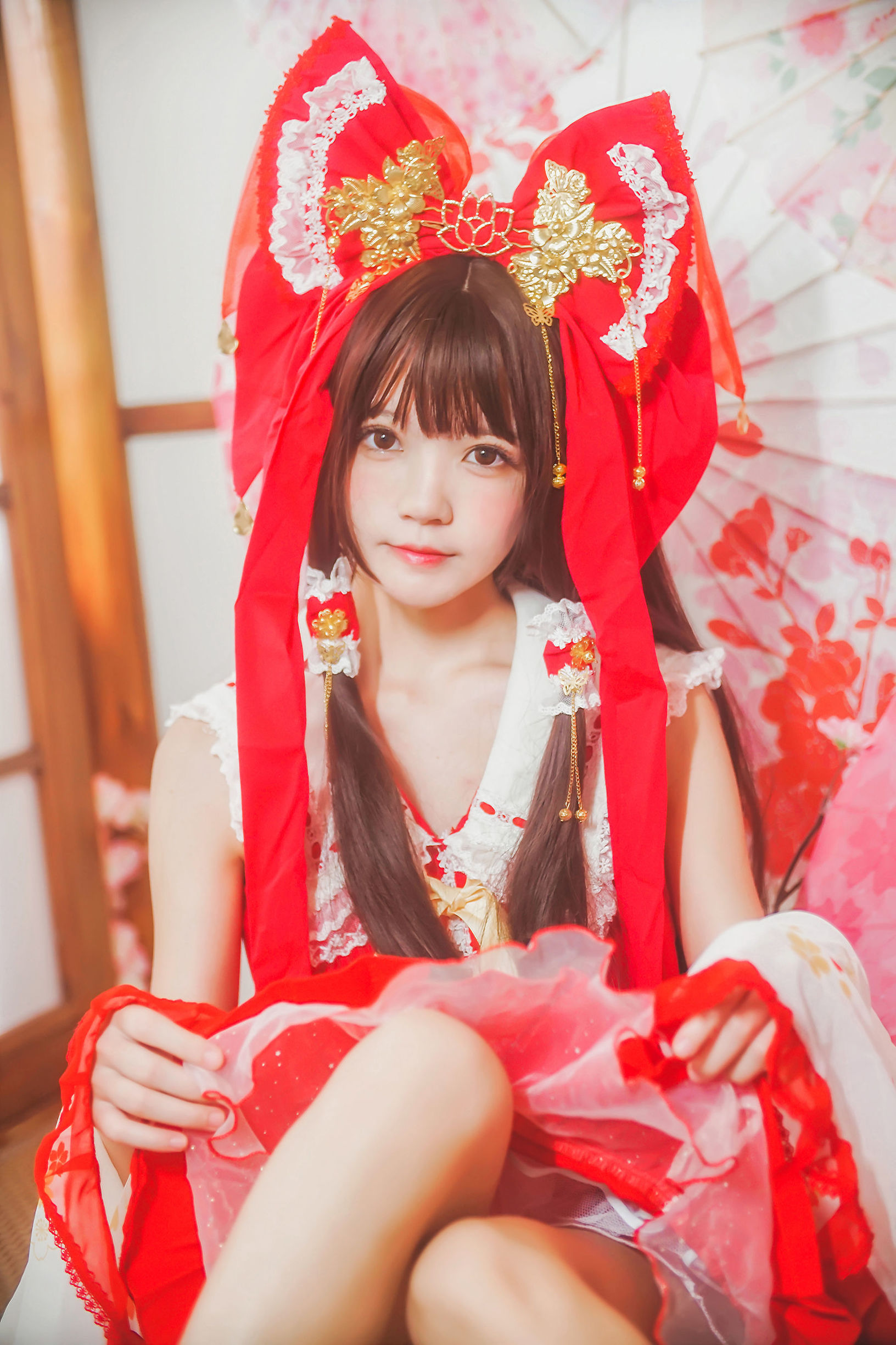  belle ta Cosplay] Sakura Tao Miao "Reimu Happy New Year