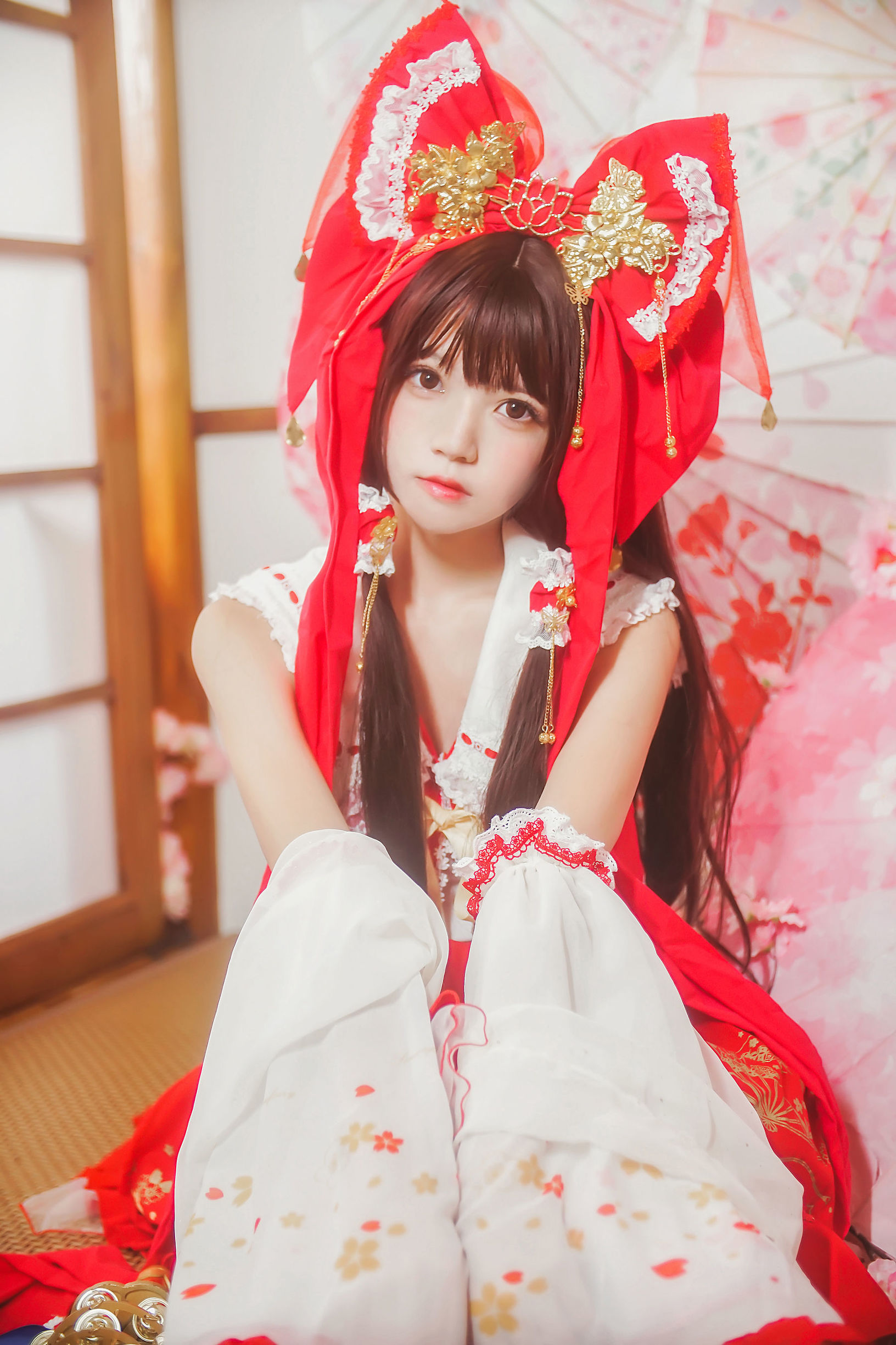  belle ta Cosplay] Sakura Tao Miao "Reimu Happy New Year