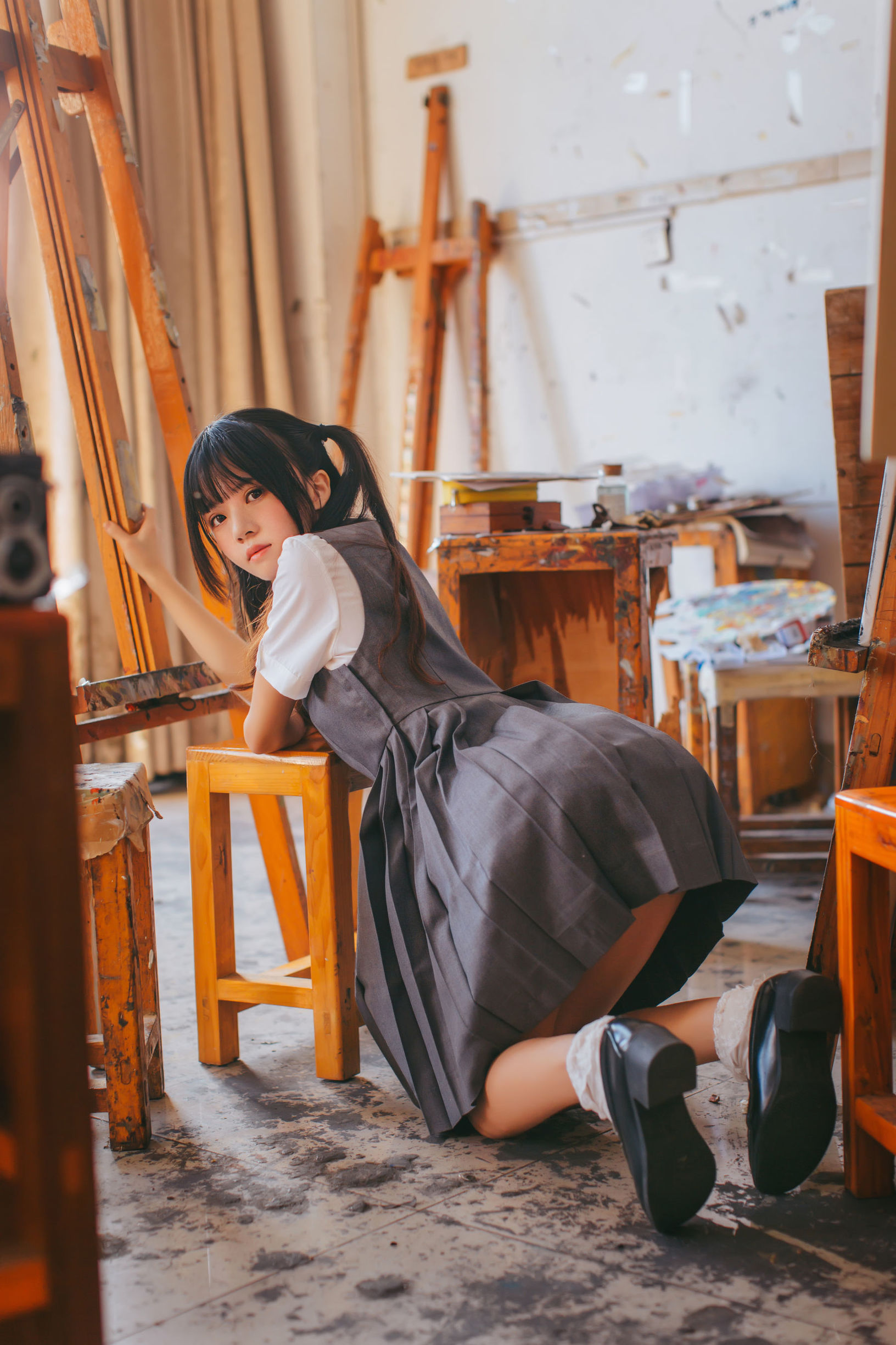  belle ta Cosplay] Sakura Tao Meow 'Art Studio Girl'