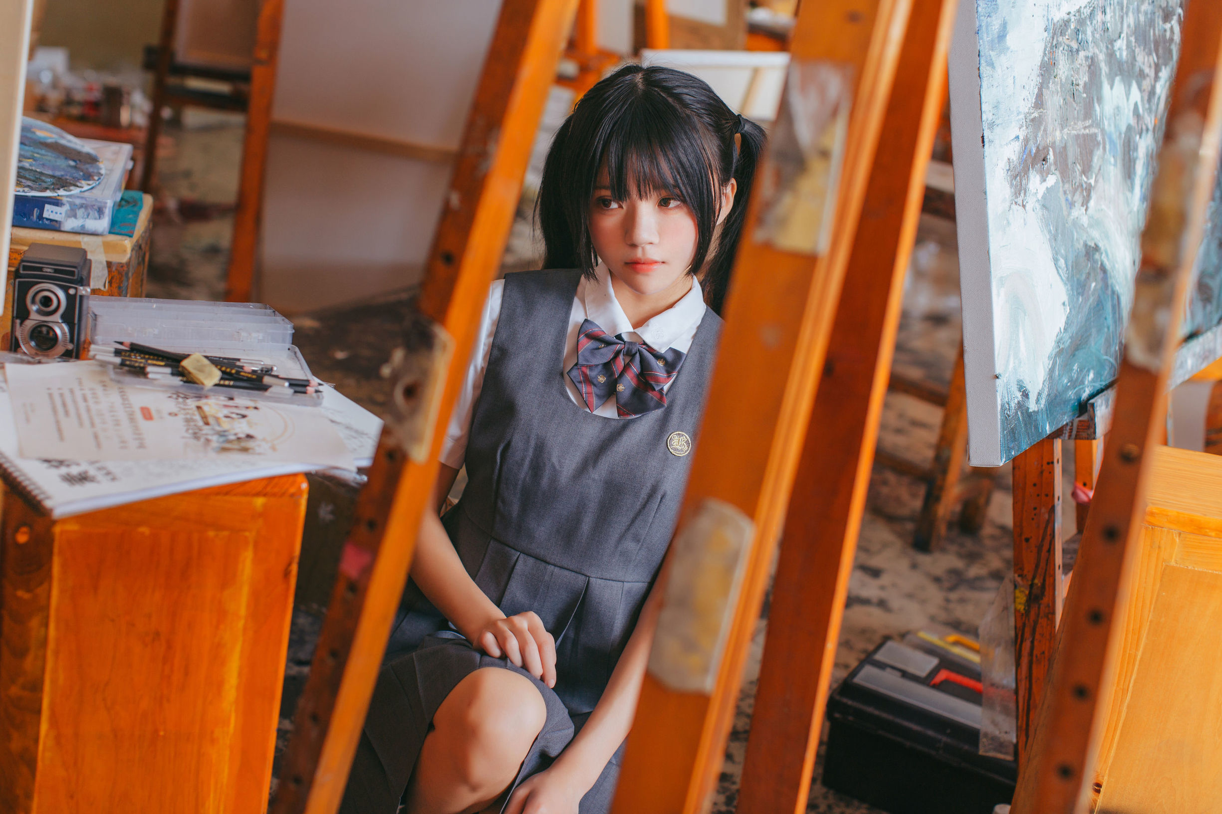 ロリコス] 桜桃にゃ《画室少女》