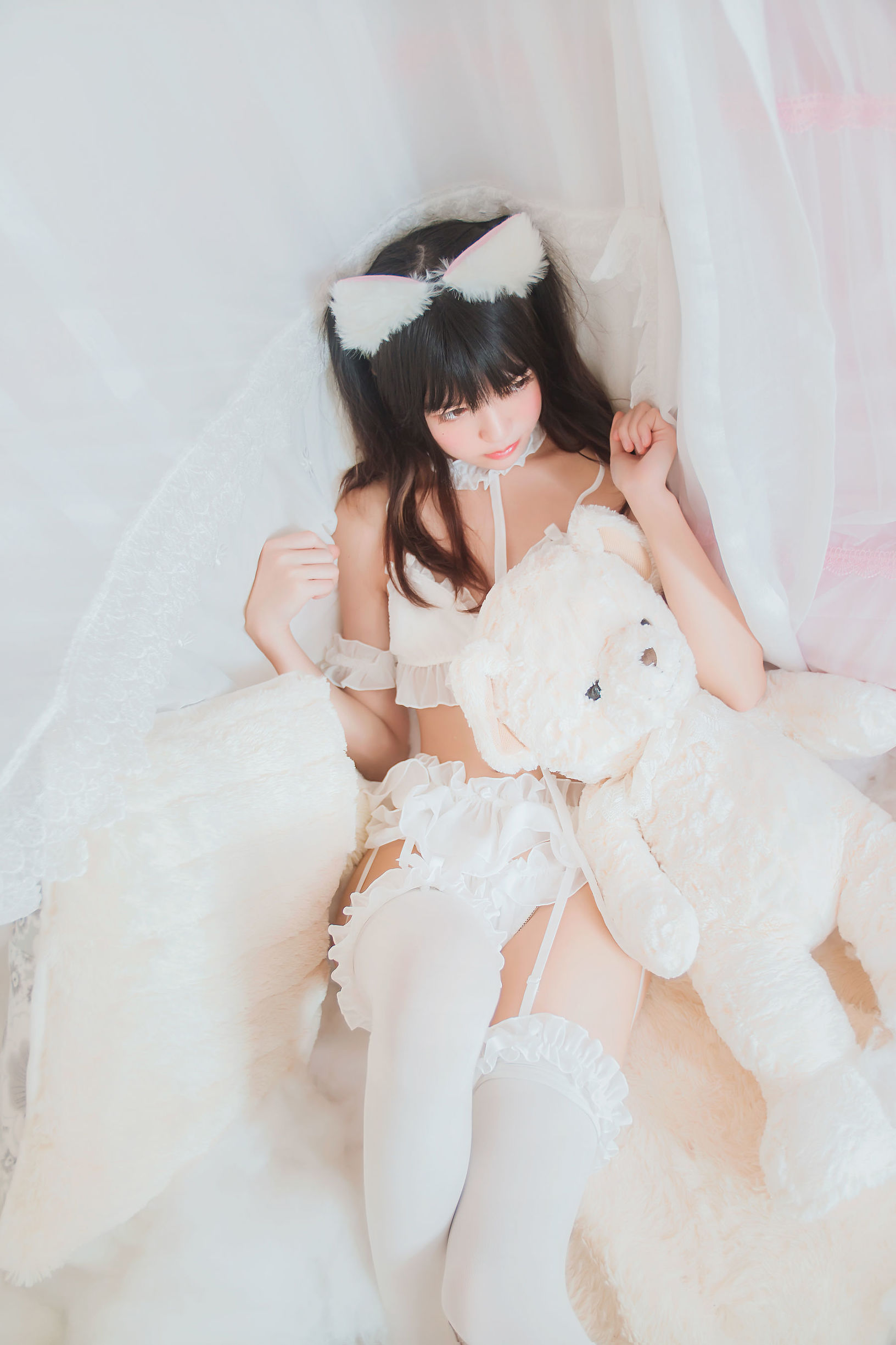 ロリCOS] 桜桃喵《白猫》