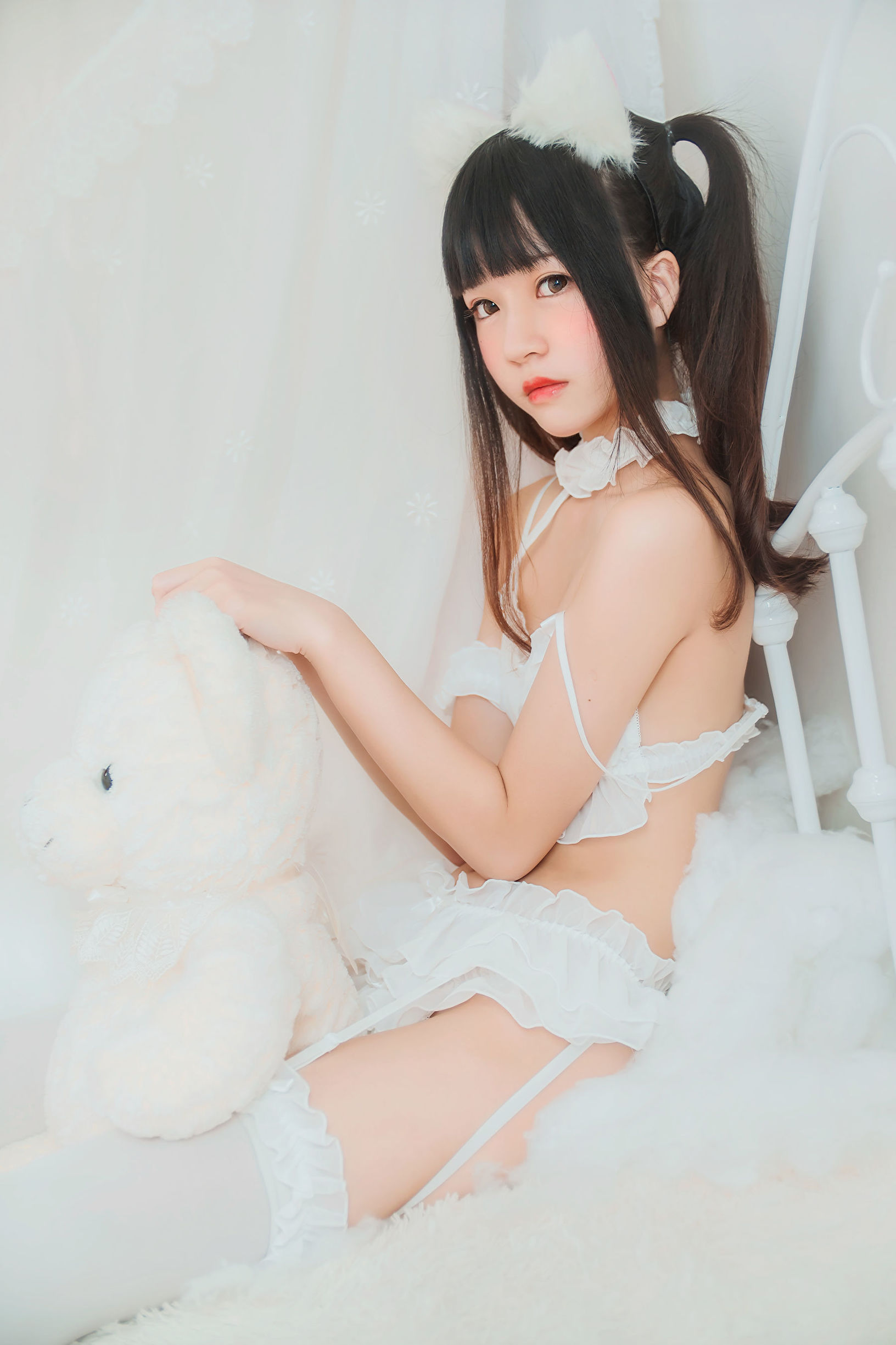  belle ta COS] Sakurato Meow 'White Cat'