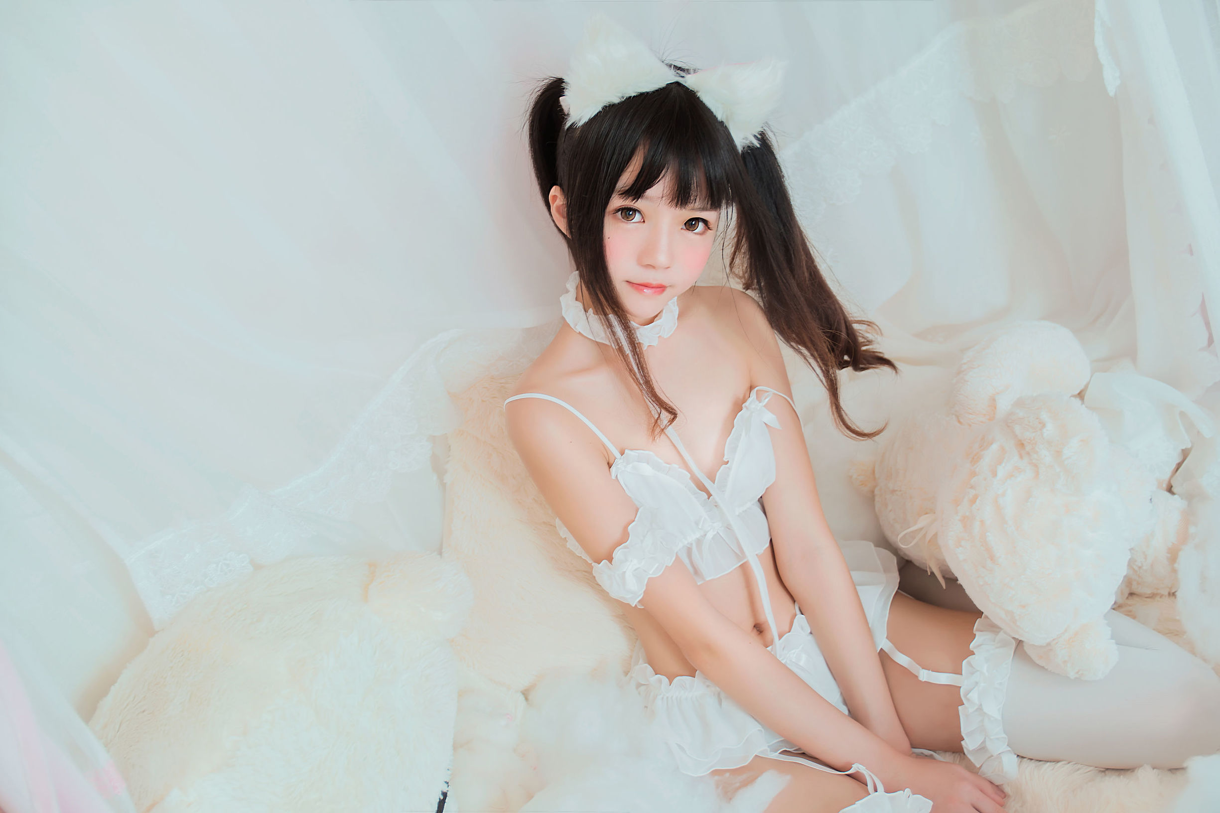 ロリCOS] 桜桃喵《白猫》