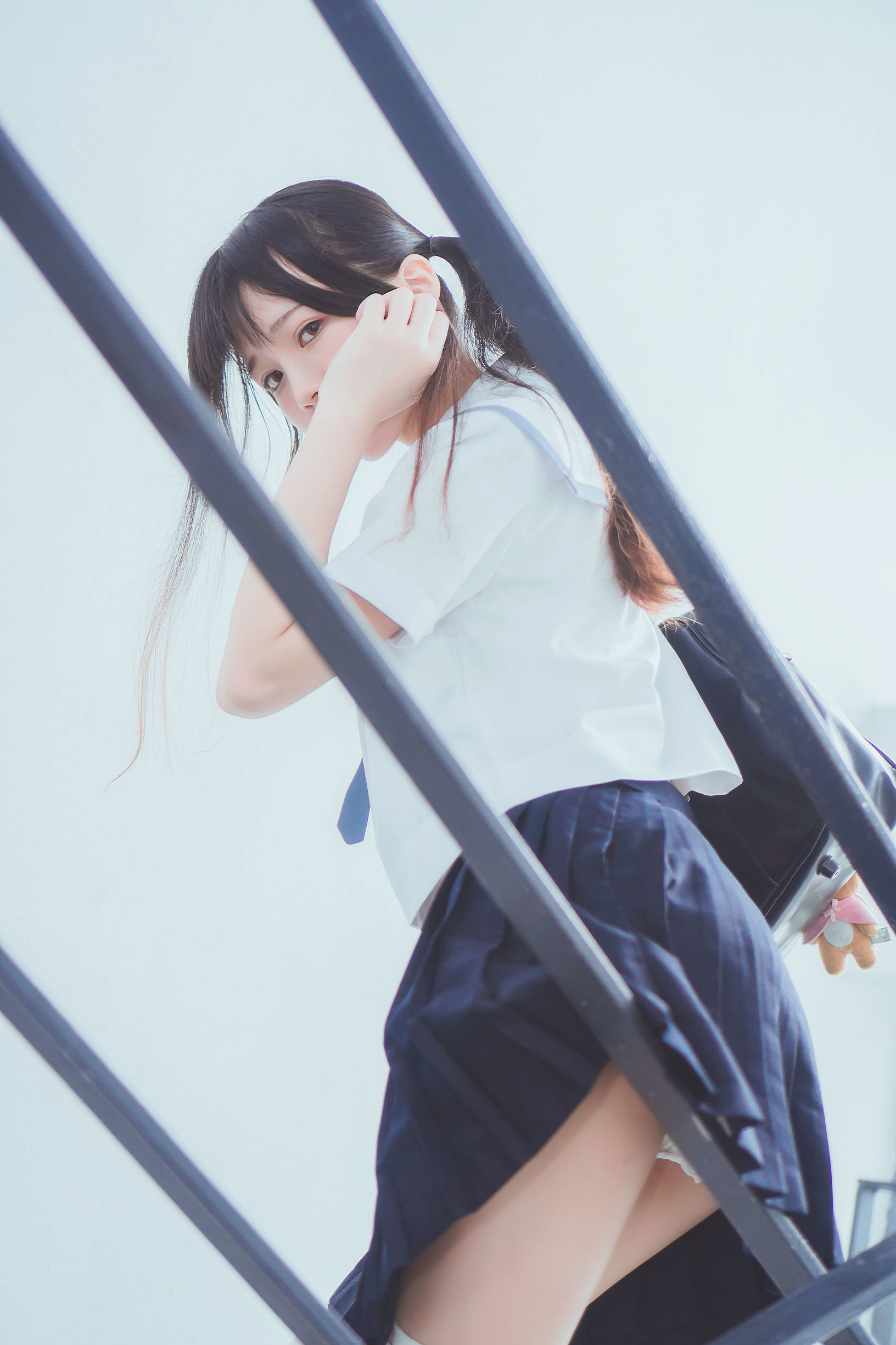 JKコスプレ 桜桃喵《蓝白水手服 ギャラリー