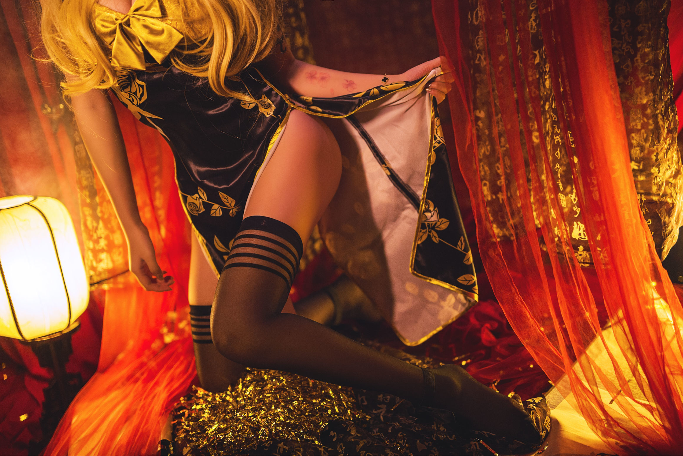  belle ta COS]  belle ta Big Brother - Little Devil + Zhen Ji + Jin Lian