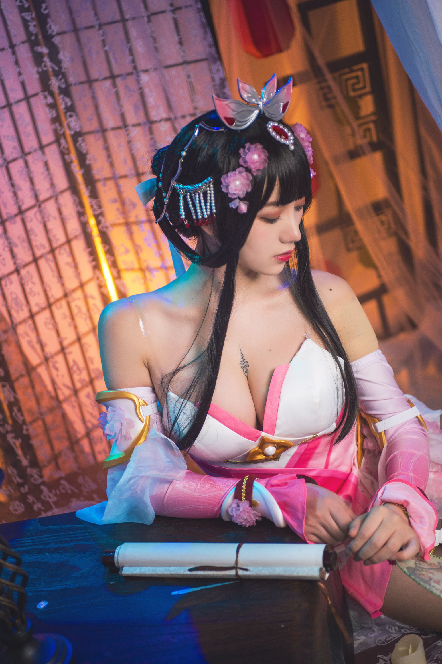  belle ta COS]  belle ta Big Brother - Little Devil + Zhen Ji + Jin Lian