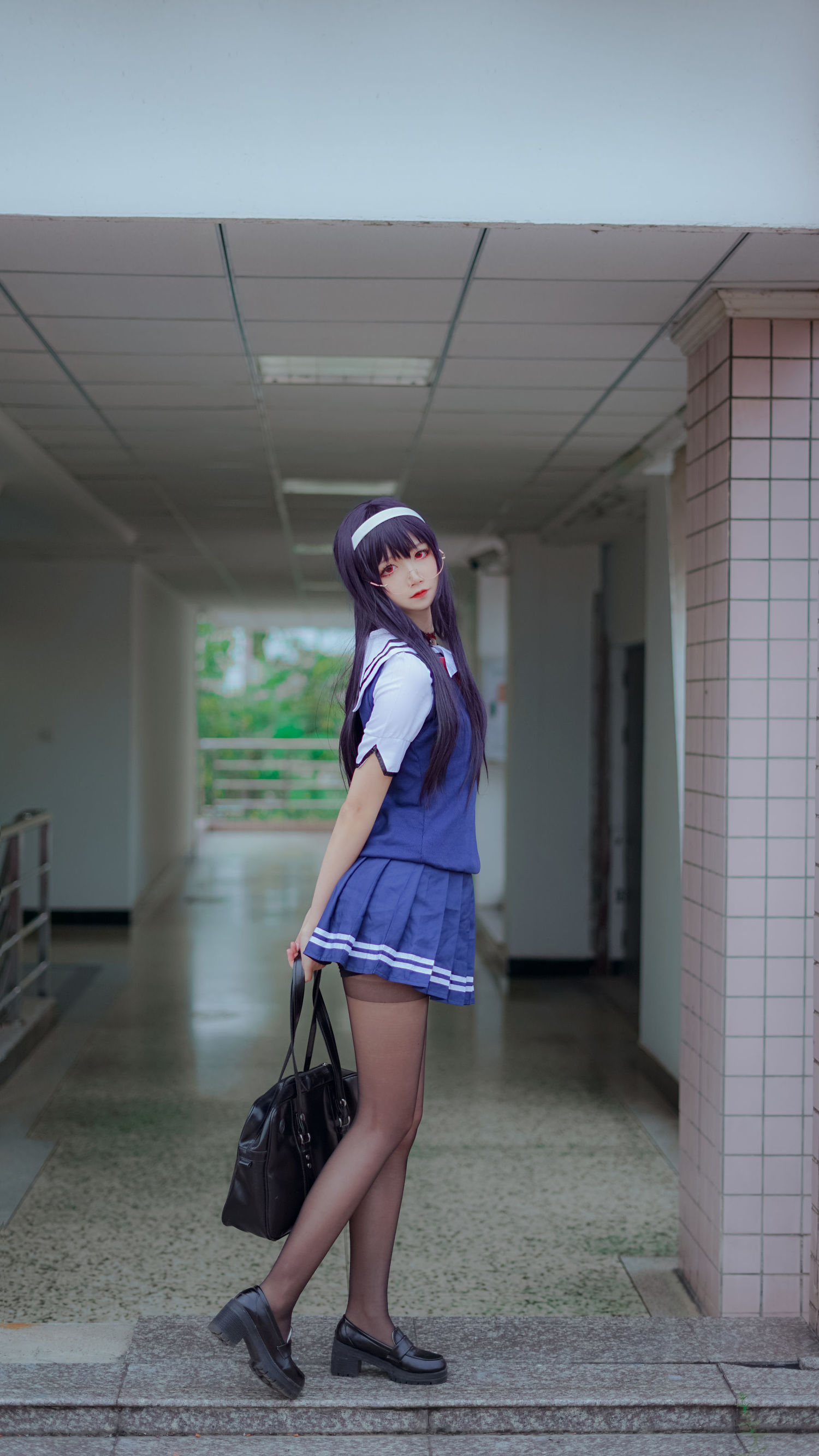  belle  COS] Thiếu nữ thanh khiết Ngũ Cảnh Bách Quỷ - Trang phục học chị
