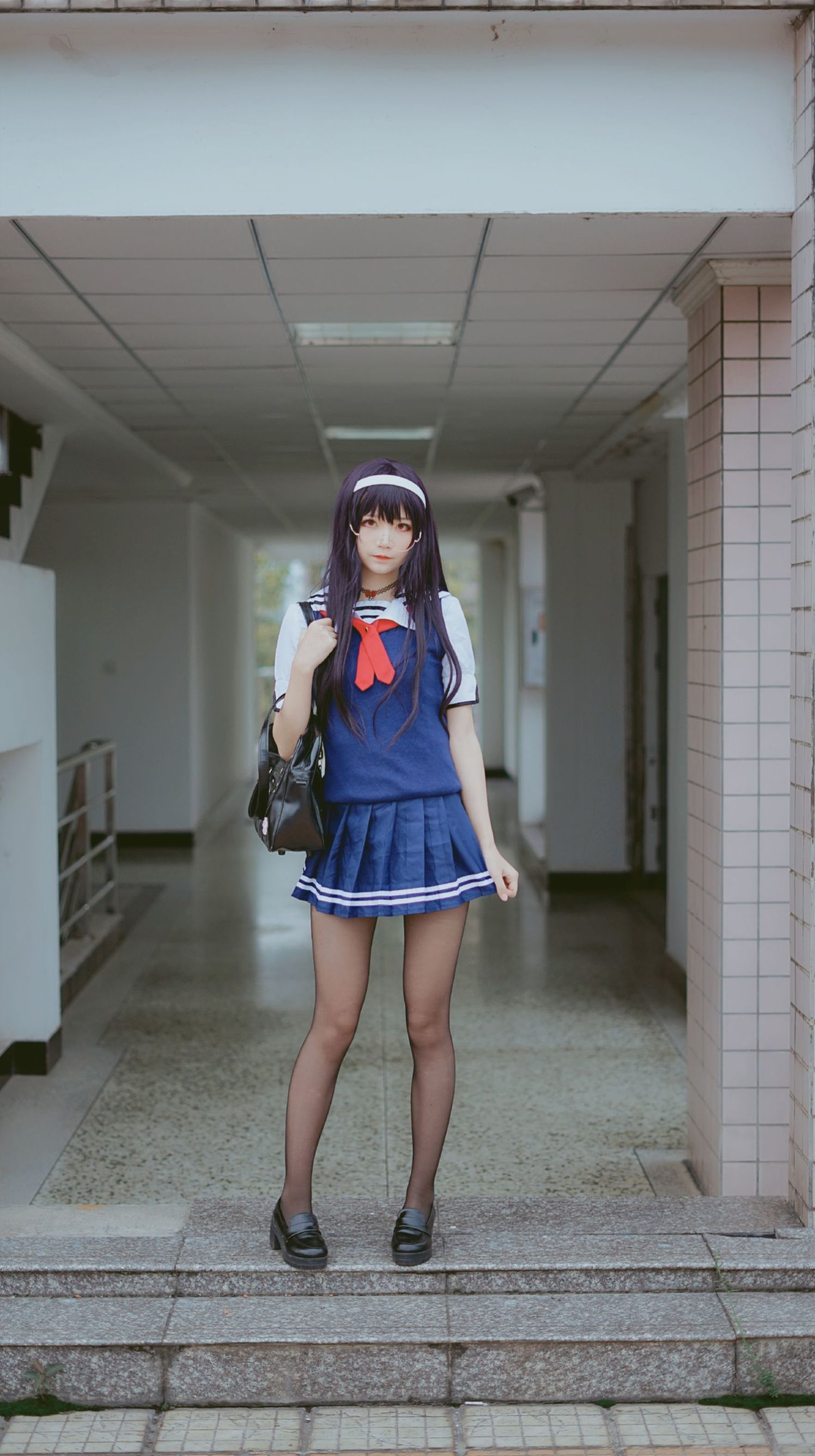  belle  COS] Thiếu nữ thanh khiết Ngũ Cảnh Bách Quỷ - Trang phục học chị