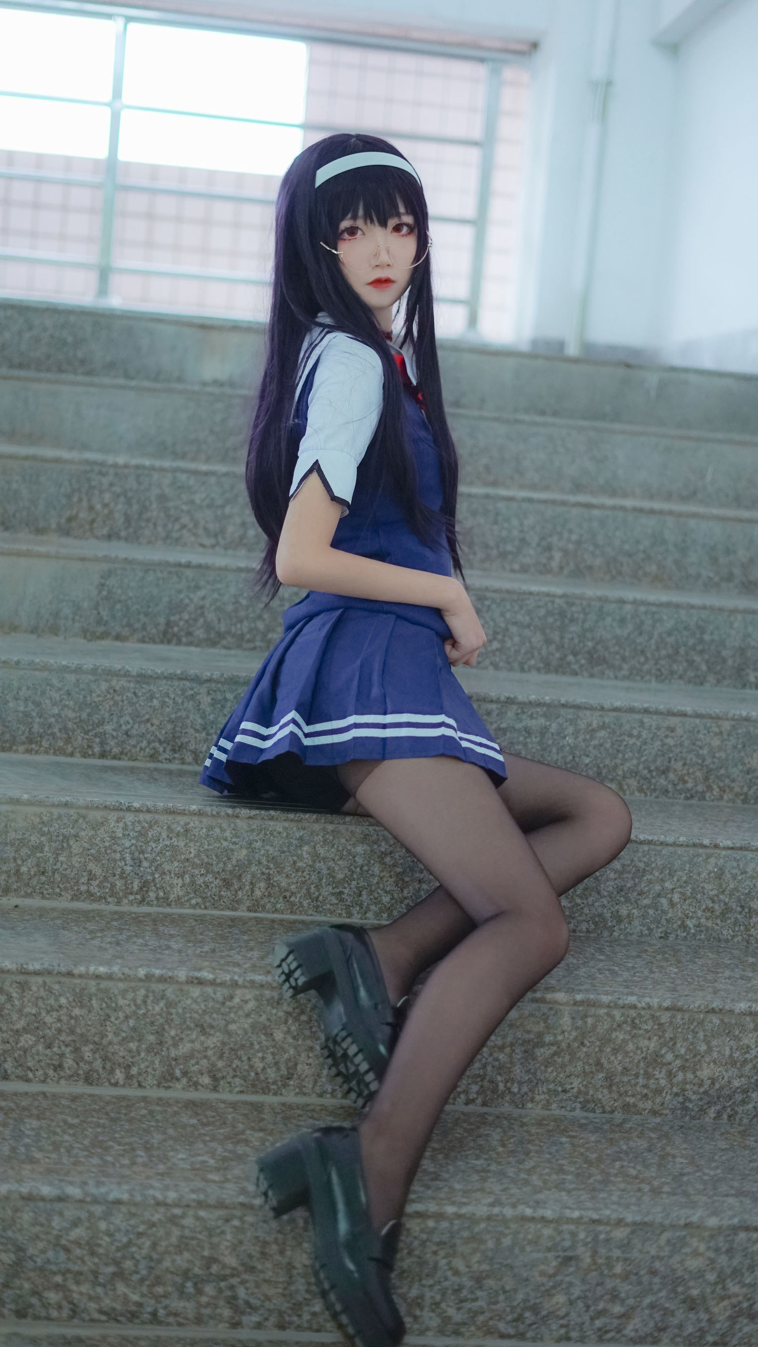  belle  COS] Thiếu nữ thanh khiết Ngũ Cảnh Bách Quỷ - Trang phục học chị