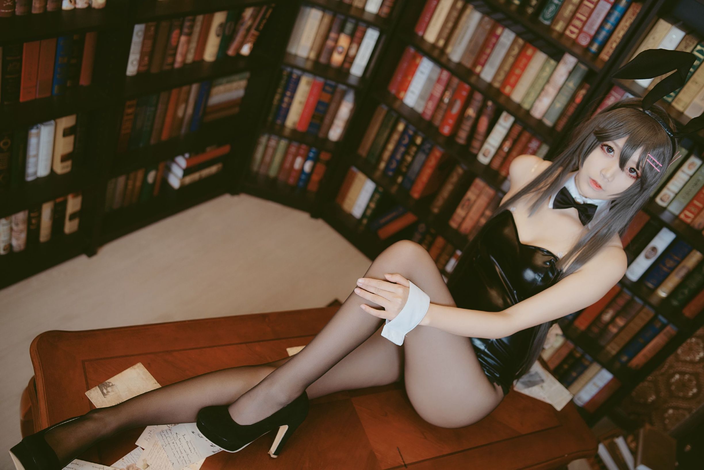 蘿莉COS] 清純少女五更百鬼 - 櫻島麻衣兔女郎