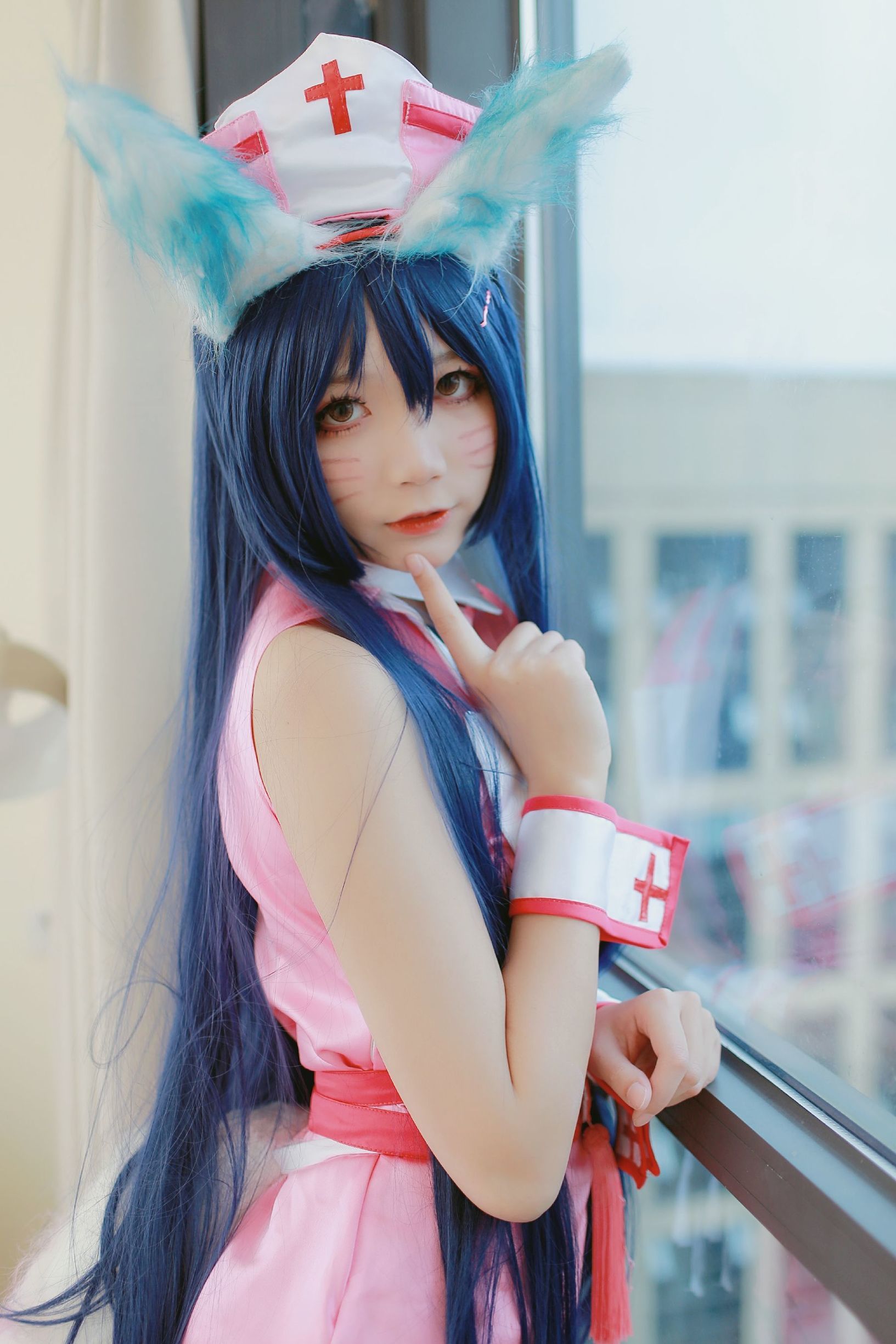 蘿莉COS] 清純少女五更百鬼 - 阿狸護士服