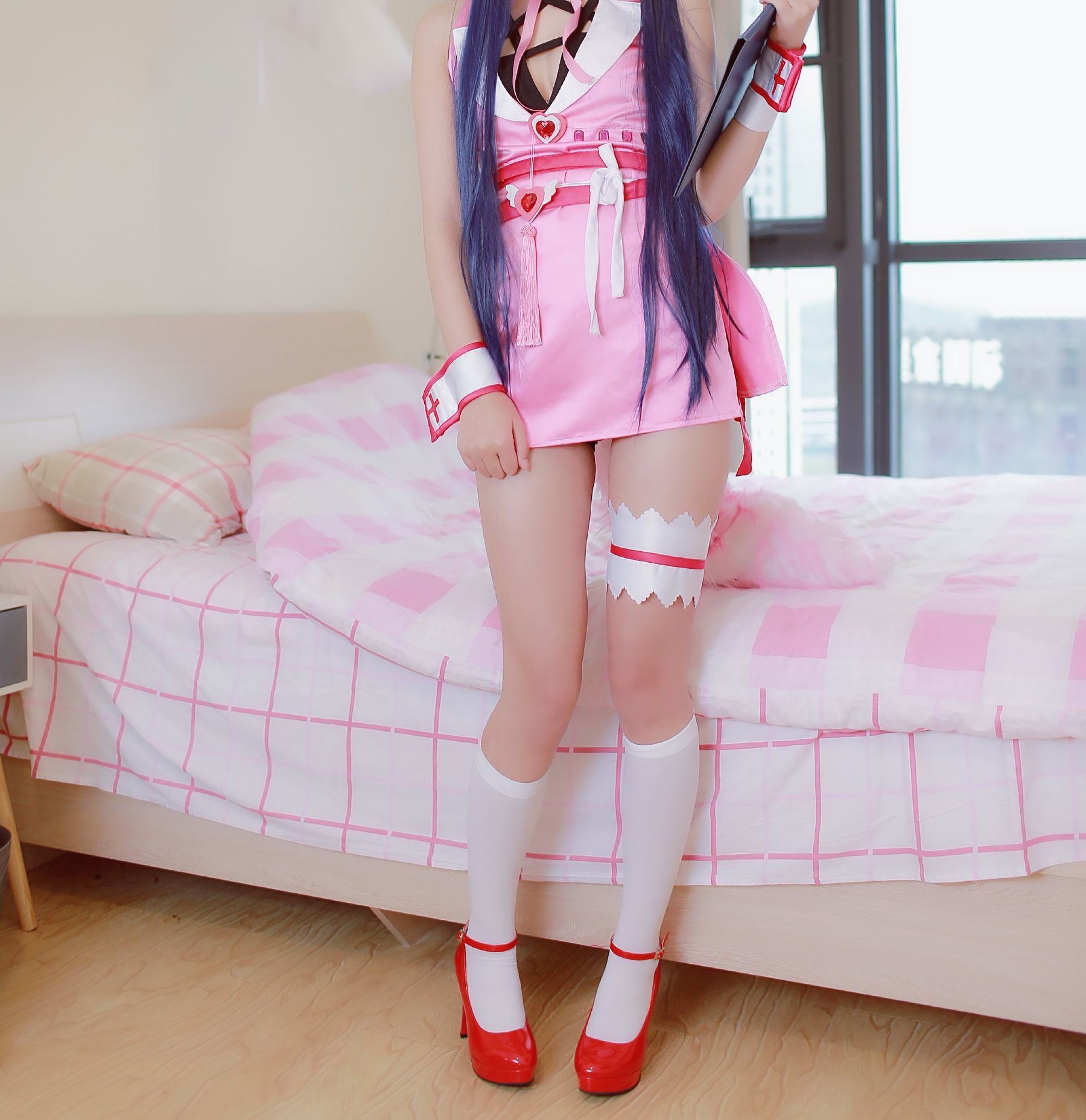  belle  COS] Cô gái thanh khiết Ngũ Cập Bách Quỷ - A Lí Trang phục y tá