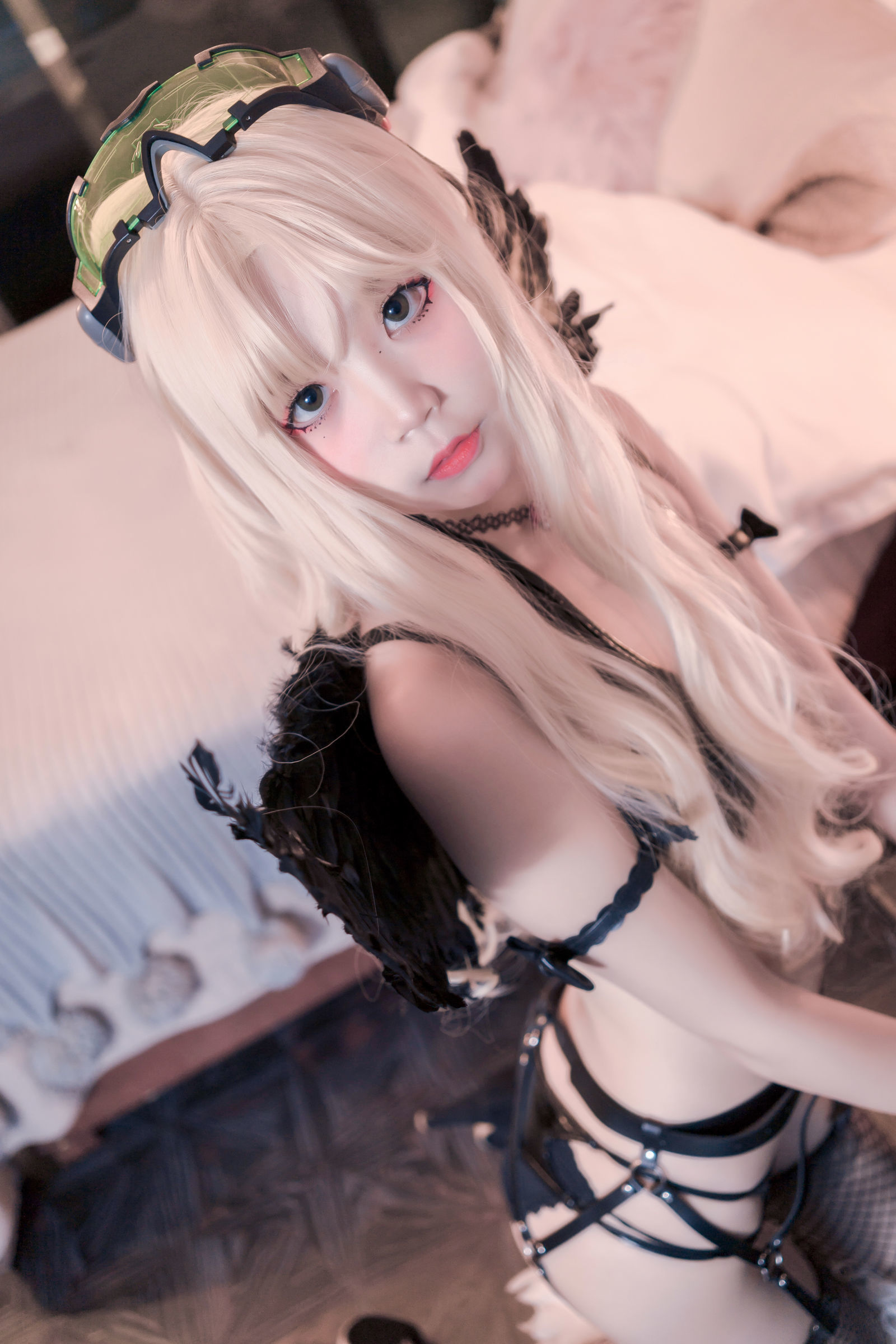 ロリータCOS] 清純少女五更百鬼 - 黒白