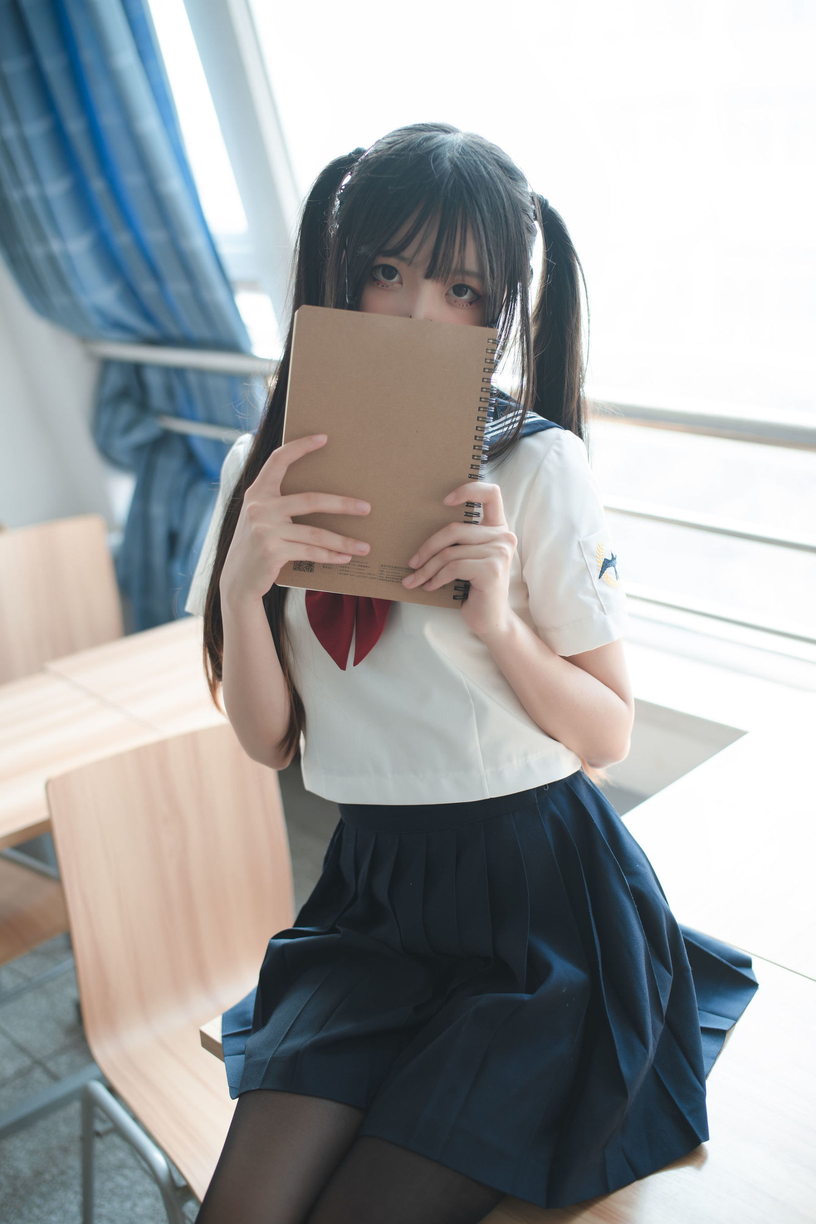  belle  Cosplay] Cô gái thanh khiết Vũ Canh Bách Quỷ - JK đồng phục