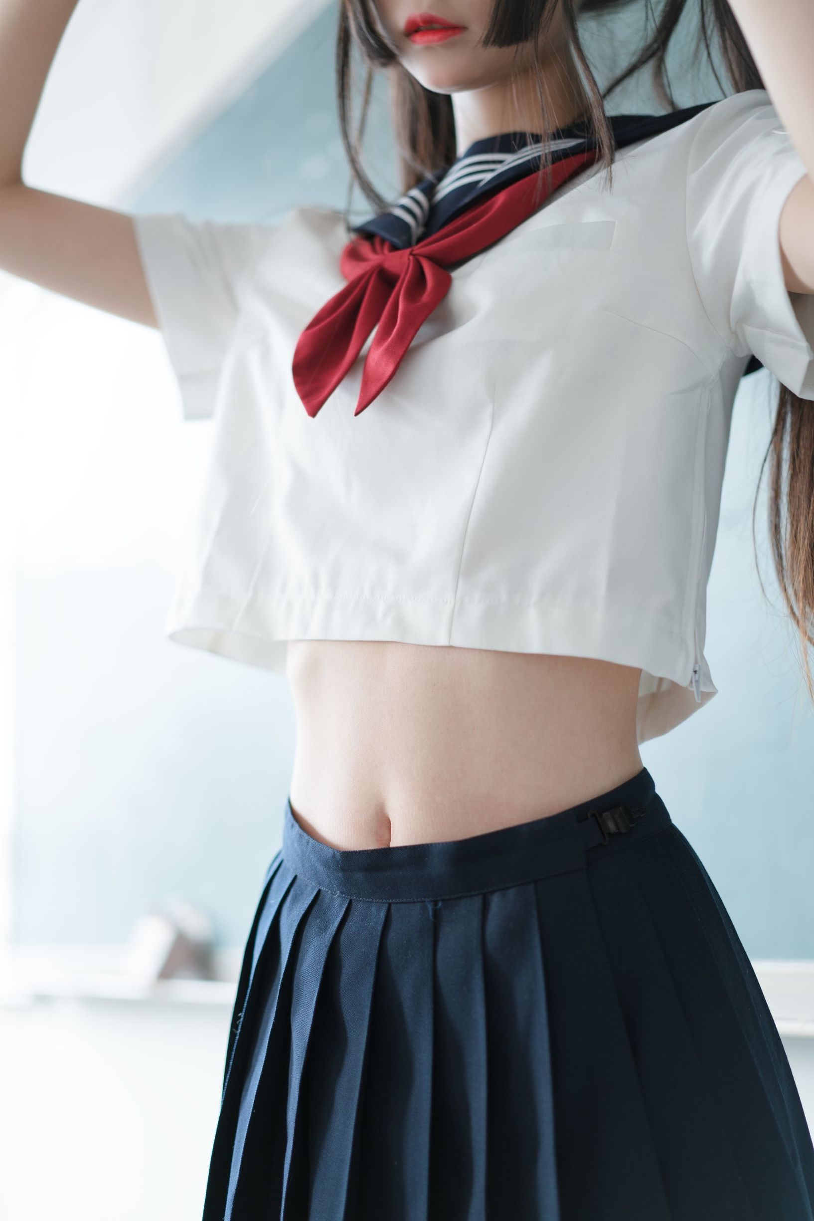 蘿莉COS] 清純少女五更百鬼 - JK制服