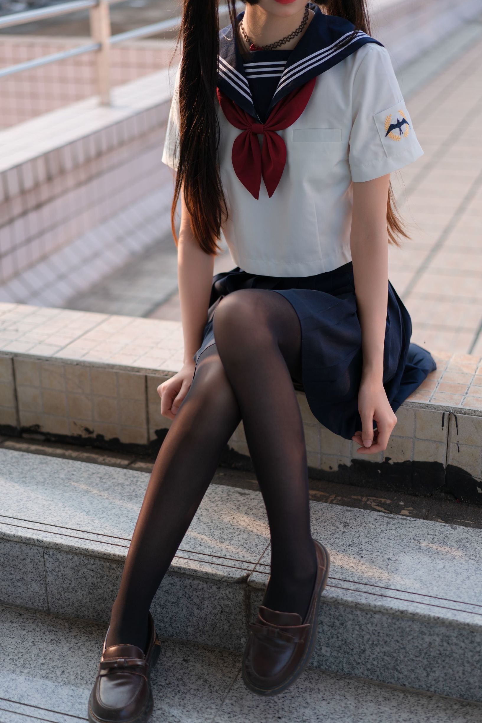 蘿莉COS] 清純少女五更百鬼 - JK制服
