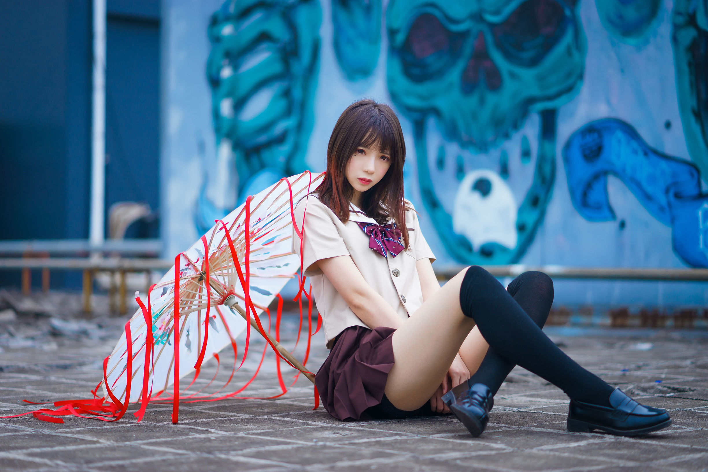  belle ta COS] Feng Mao ss "Stockings Rhapsody (Umbrella)