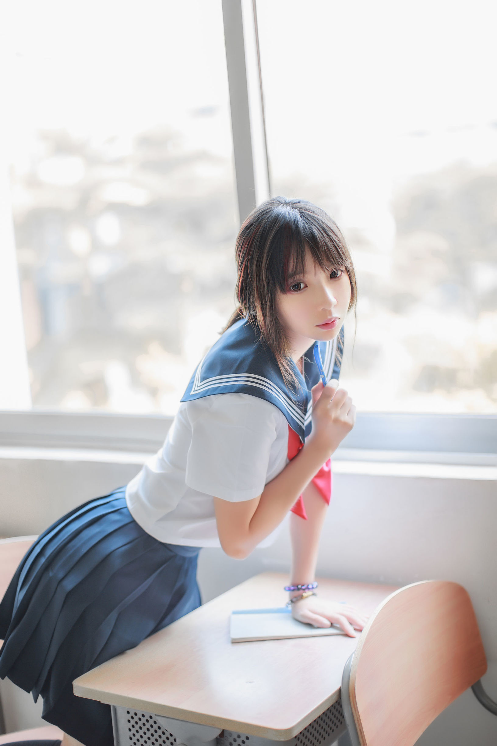 瘋貓ss 同桌的水手服 Cosplay