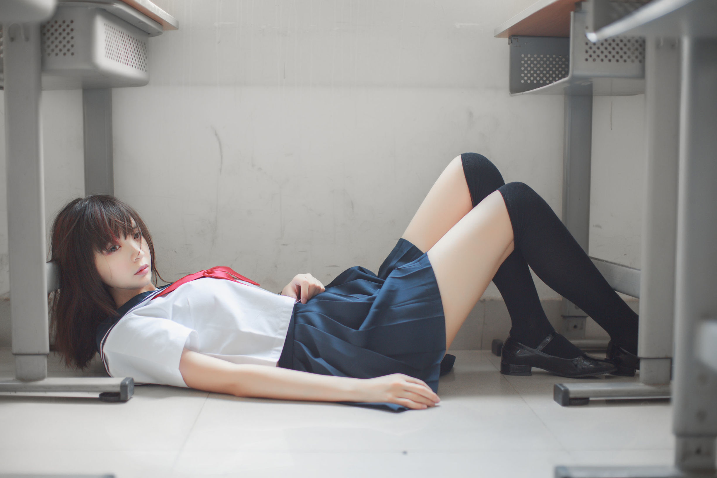 瘋貓ss 同桌的水手服 Cosplay