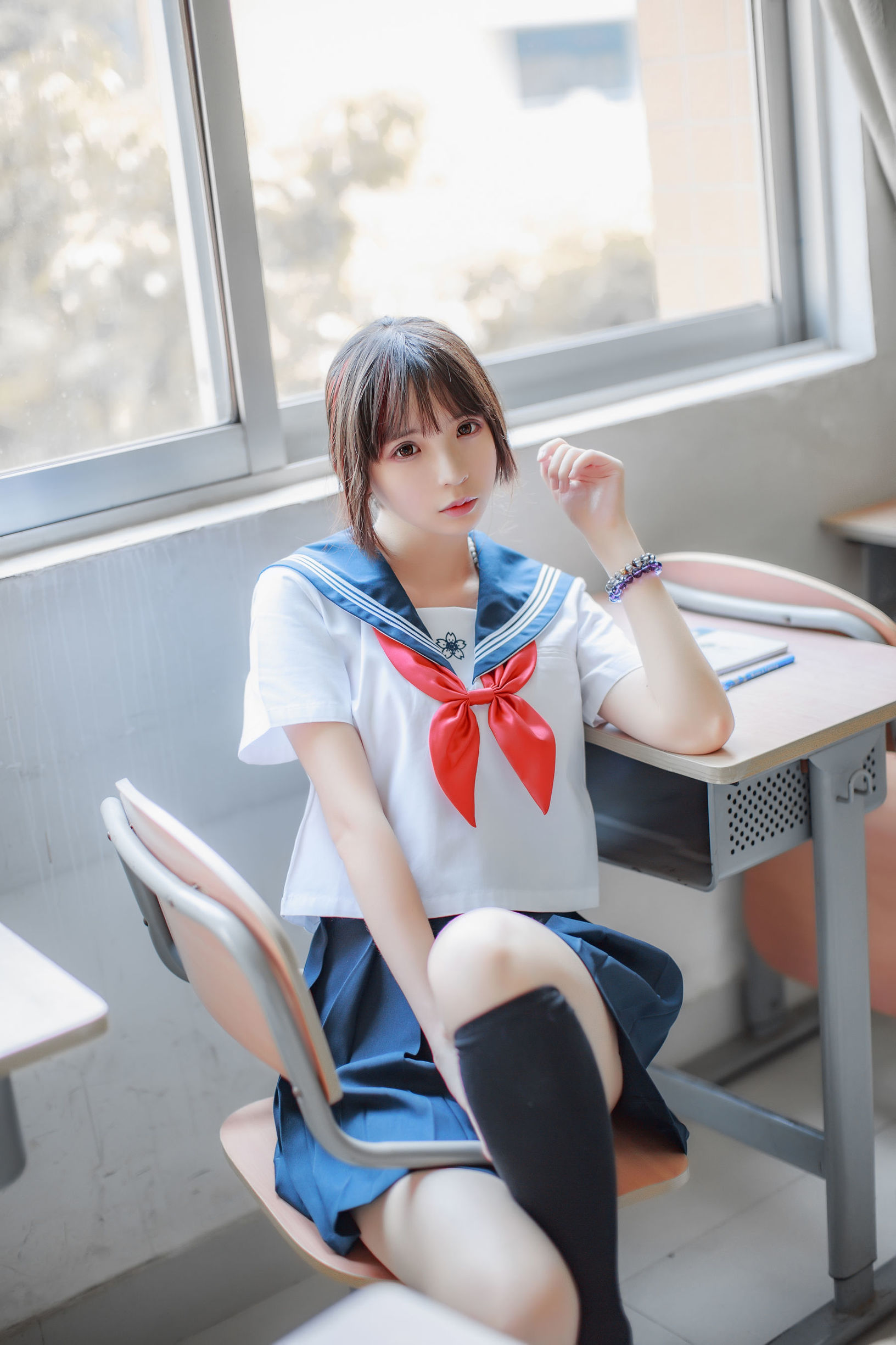 瘋貓ss 同桌的水手服 Cosplay