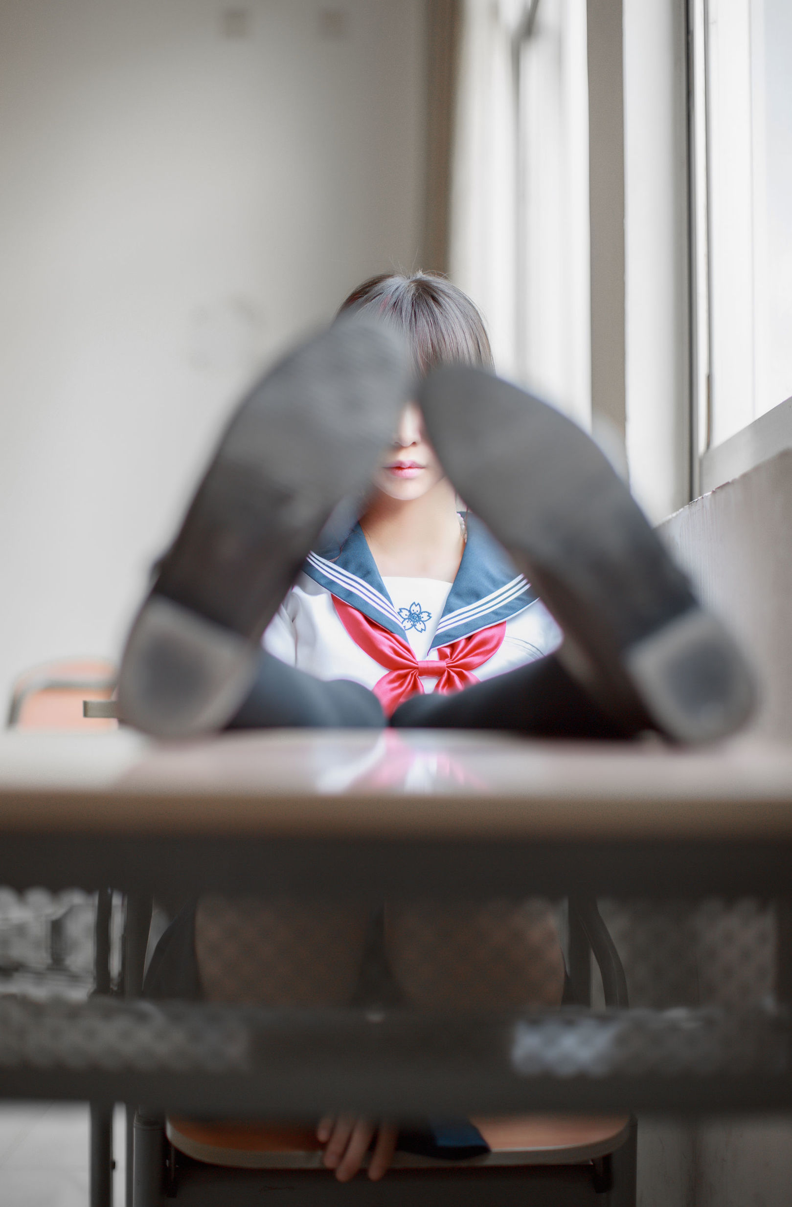 瘋貓ss 同桌的水手服 Cosplay