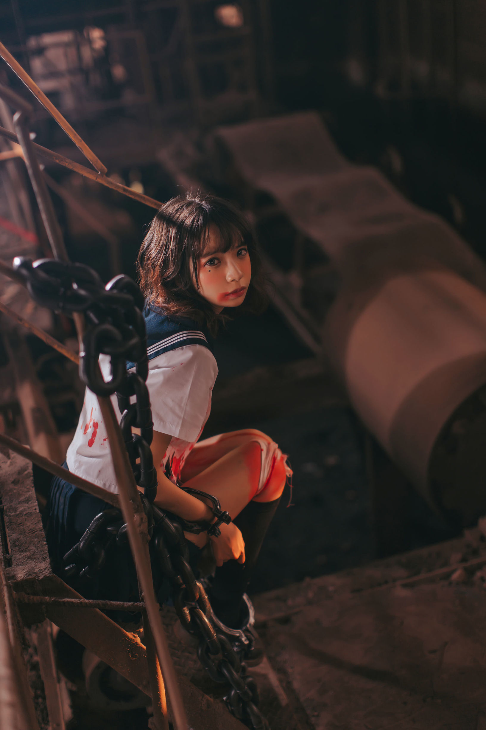 瘋貓ss 被囚禁的少女 Cosplay