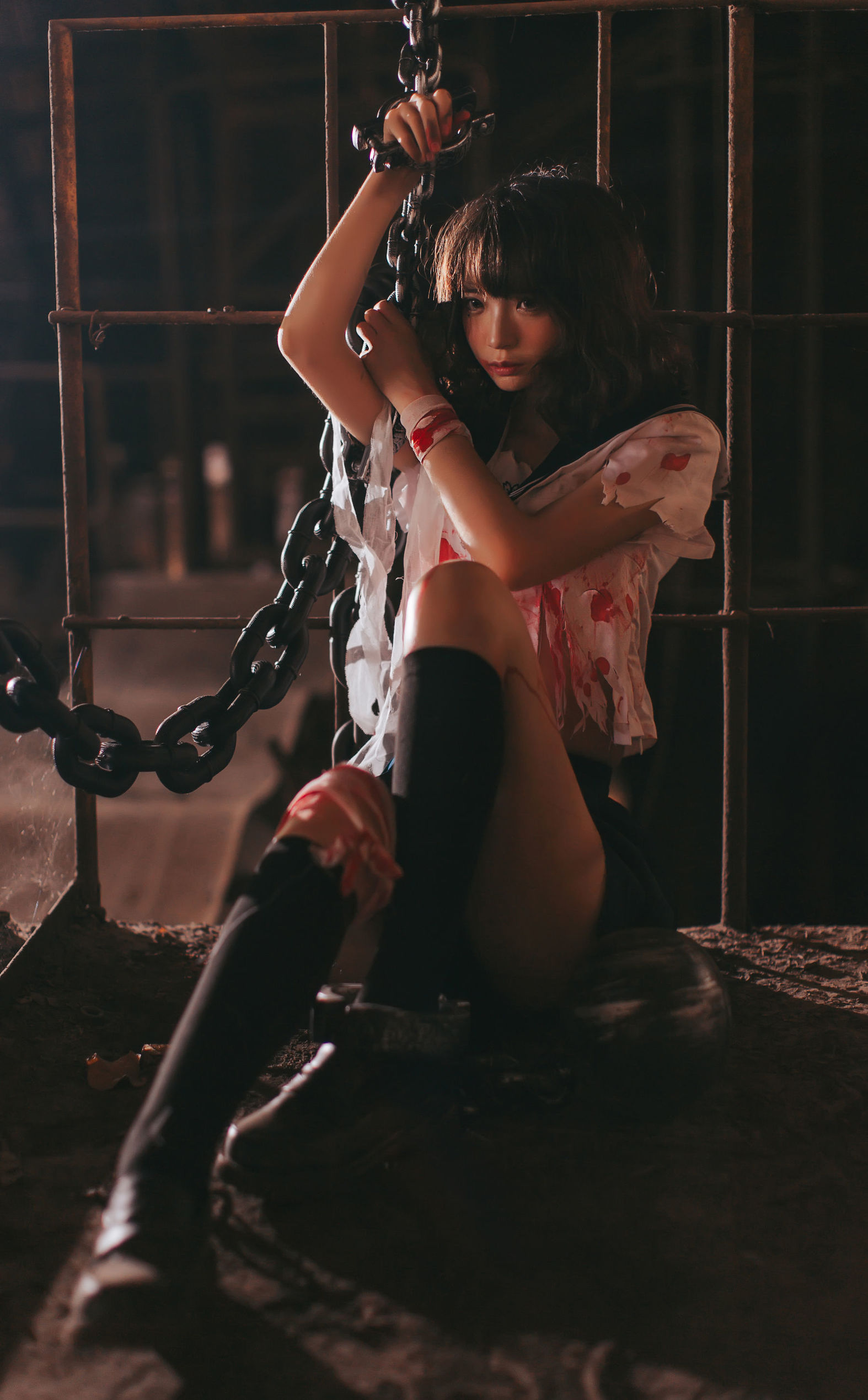 Crazy Cat ss The Imprisoned Girl Cosplay